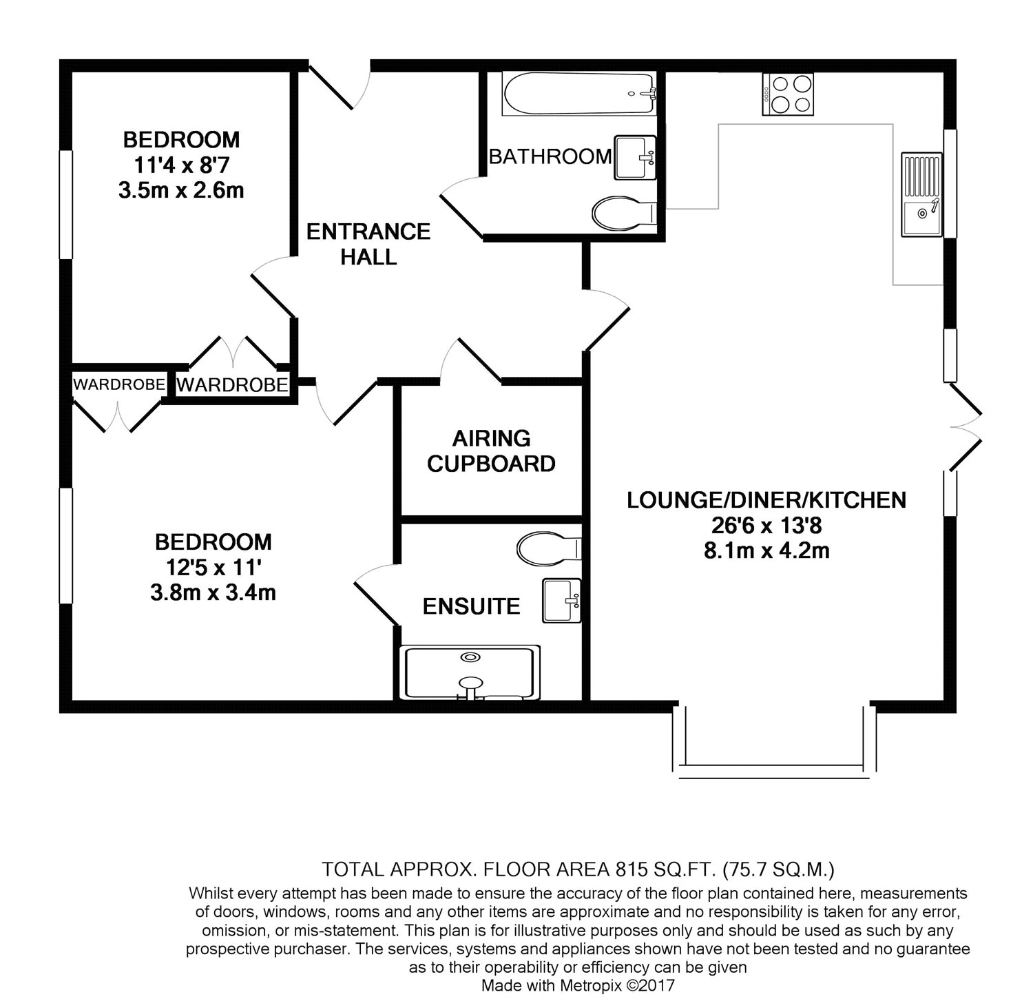 2 Bedrooms Flat for sale in Hawker Drive, Addlestone, Surrey KT15