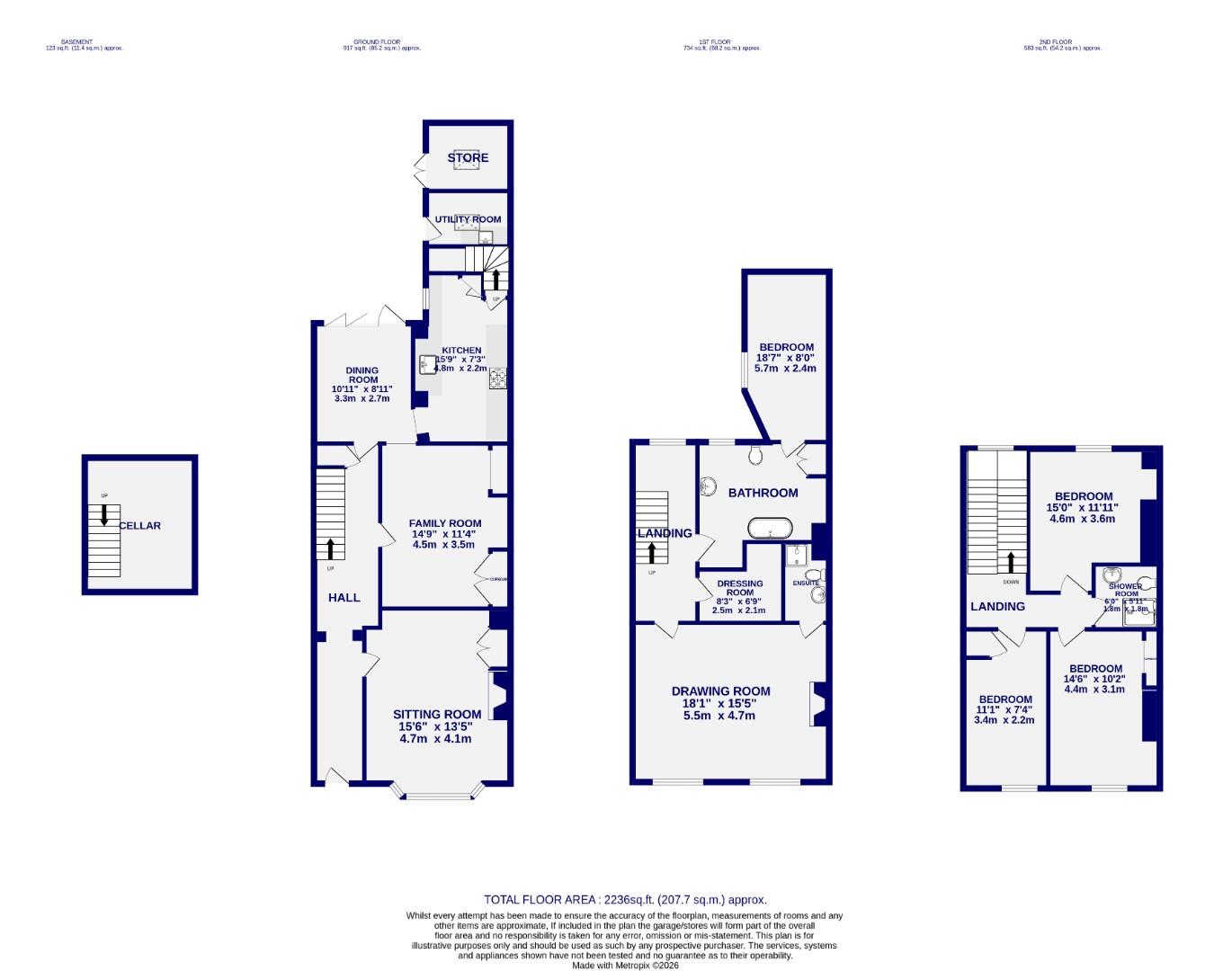 32, East Mount Road, York floorplan