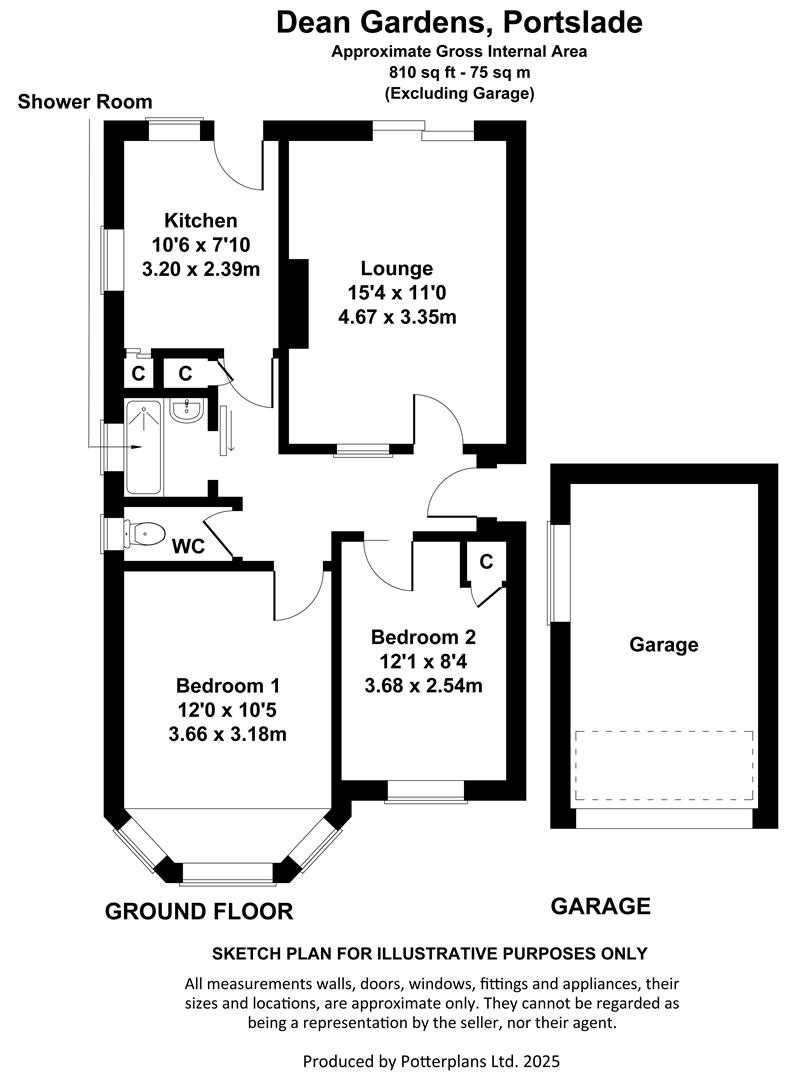 99, Dean Gardens, Portslade floorplan