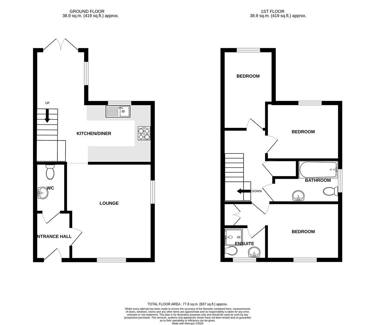 15, Edwards Road, Postwick floorplan