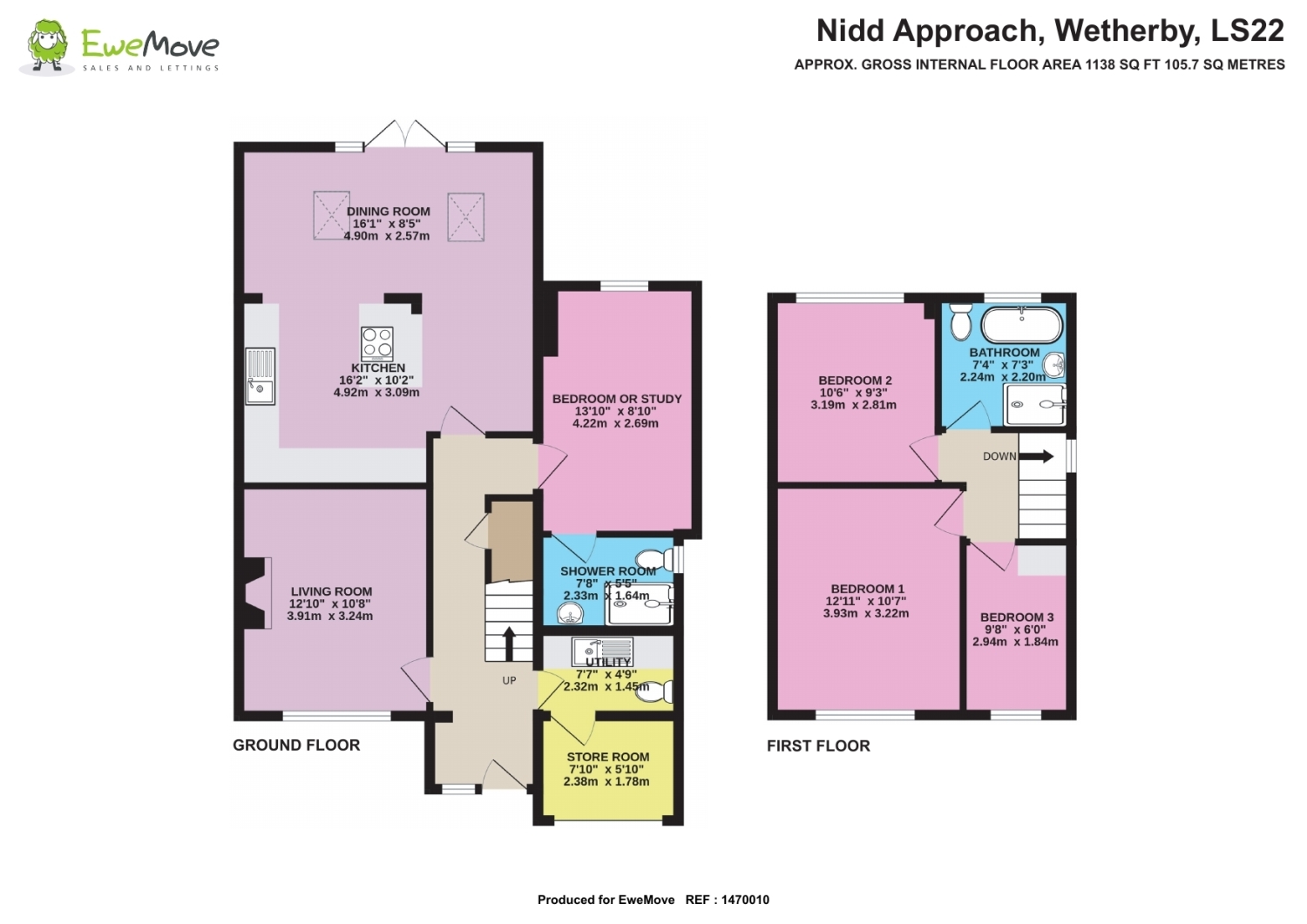 42, Nidd Approach, Wetherby floorplan