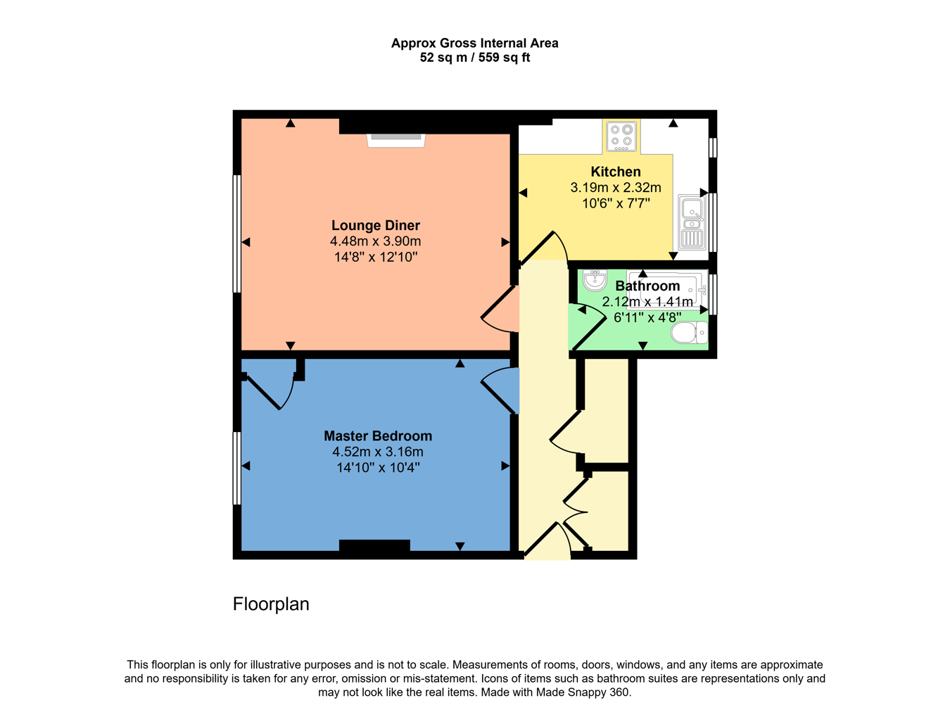 26, Haughgate Terrace, Leven floorplan