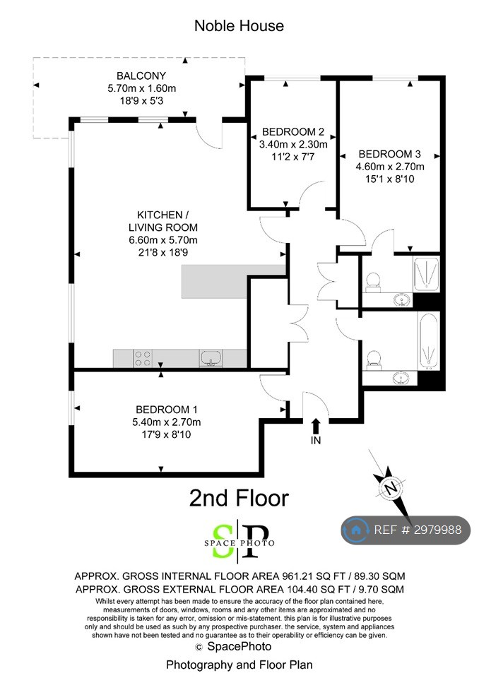 Flat, Noble House Ottley Drive, London floorplan
