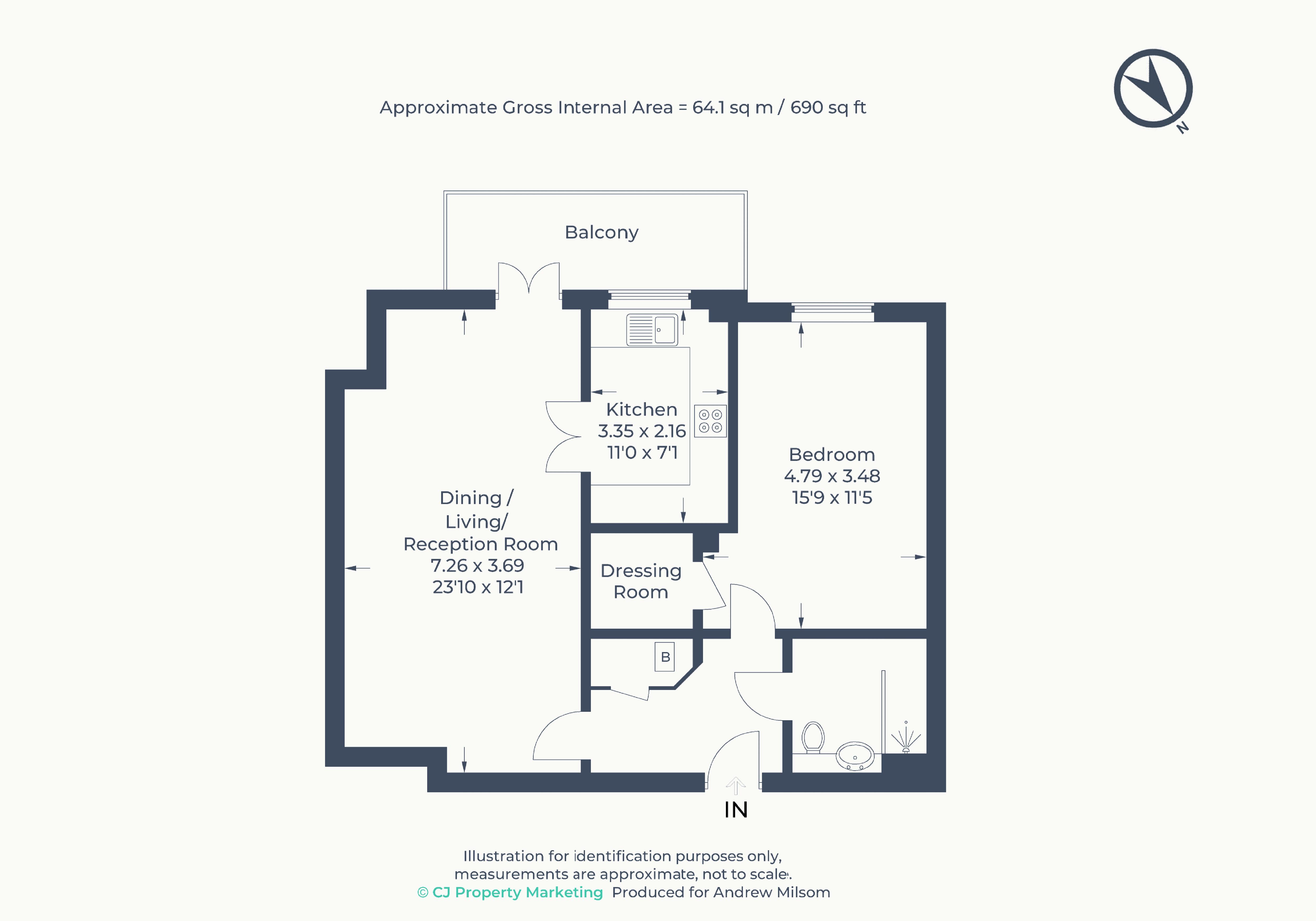 11 Blyton House, Marlow Road, Bourne End floorplan