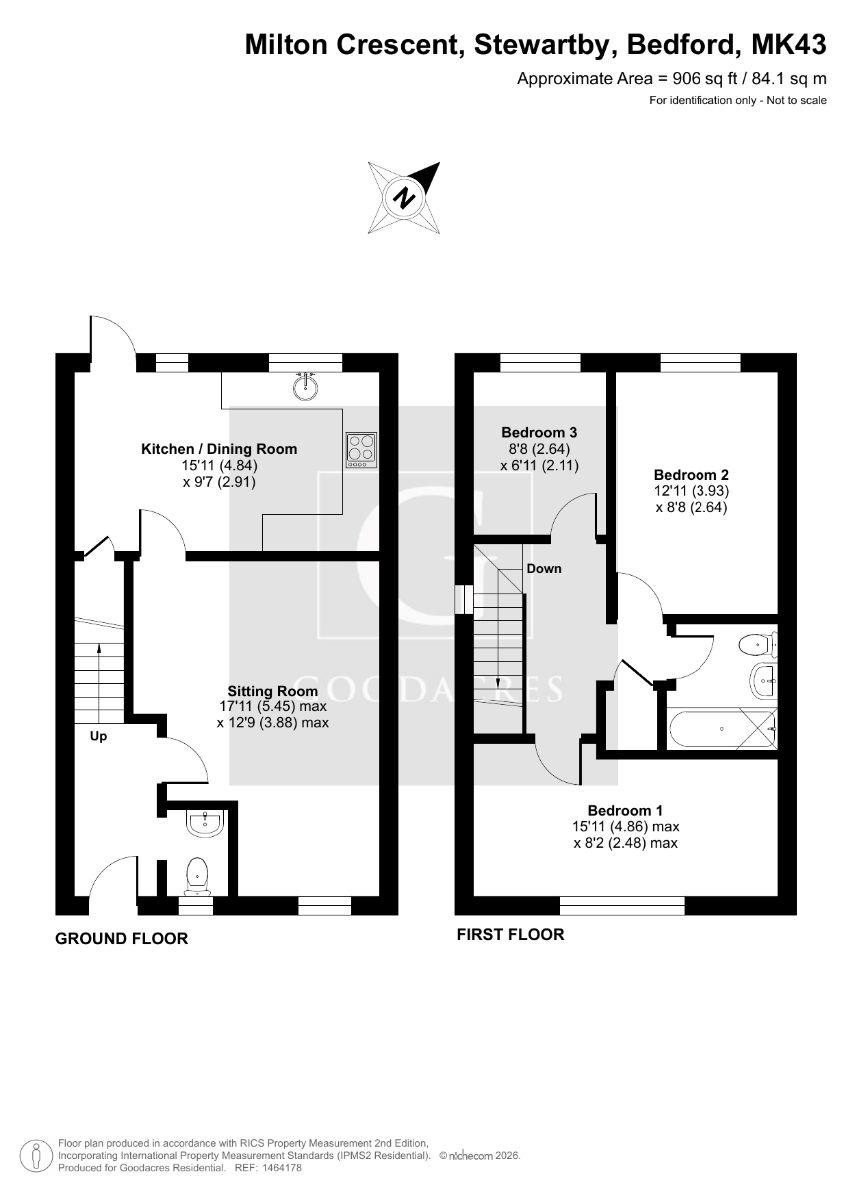 32 Milton Crescent, Bedford floorplan