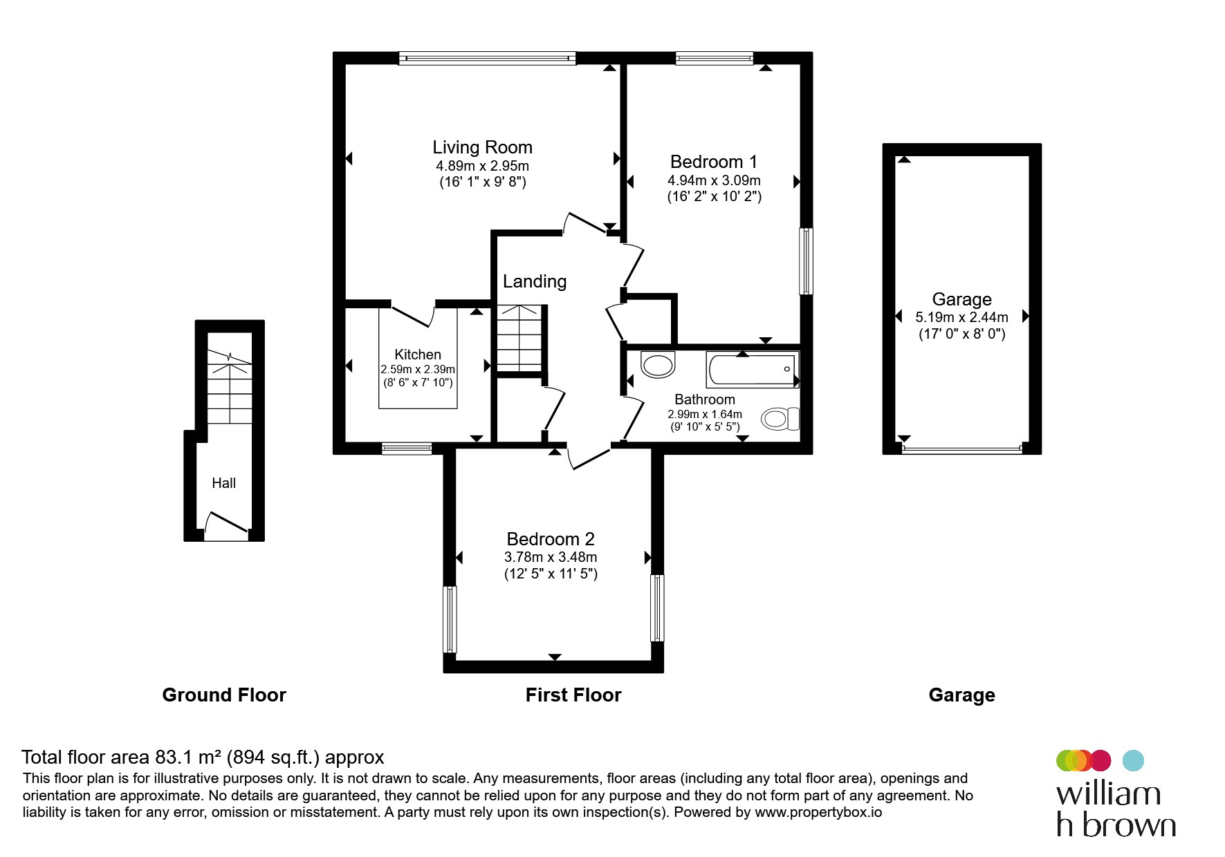 11, Howe Way, Sudbury floorplan