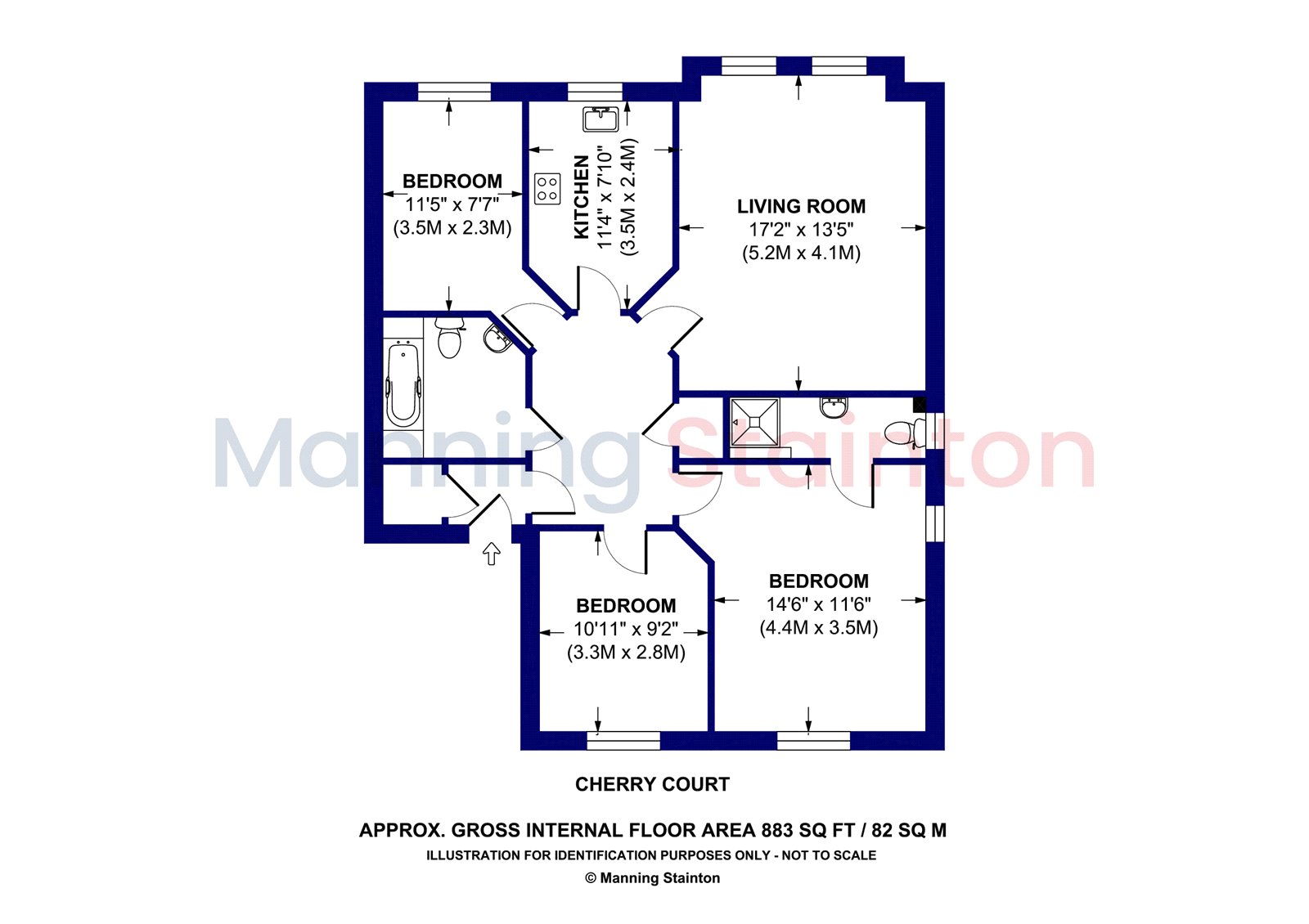 Cherry Court, Headingley, Leeds, West Yorkshire LS6 floorplan