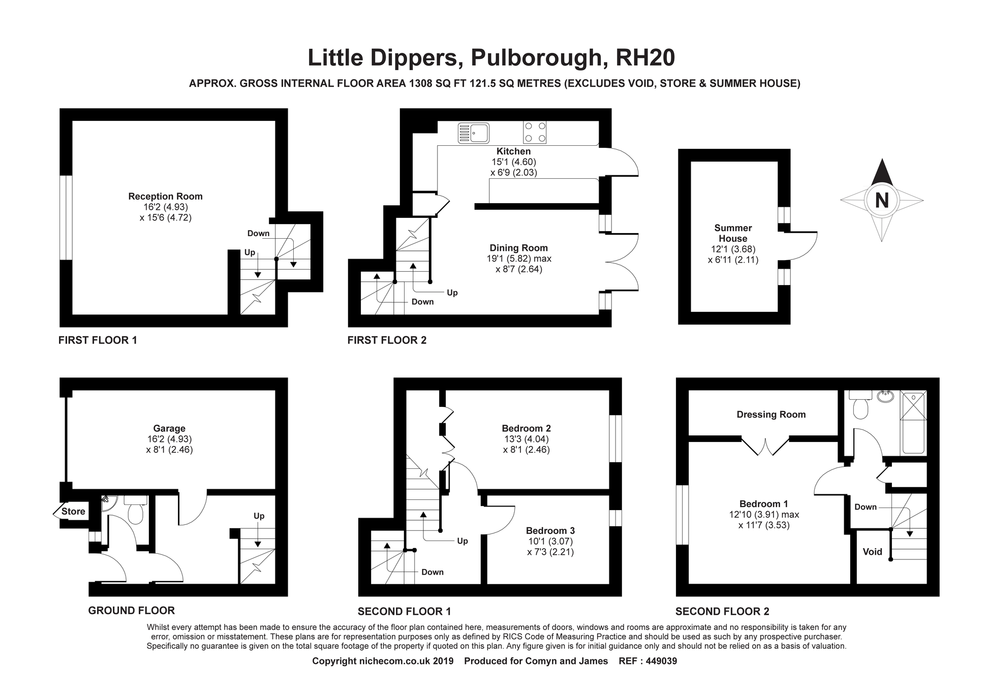 3 Bedrooms Town house for sale in Little Dippers, Pulborough RH20