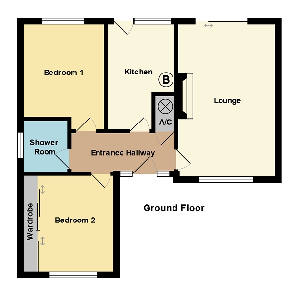 2 Bedrooms Detached bungalow to rent in Heol Iscoed, Rhiwbina, Cardiff. CF14