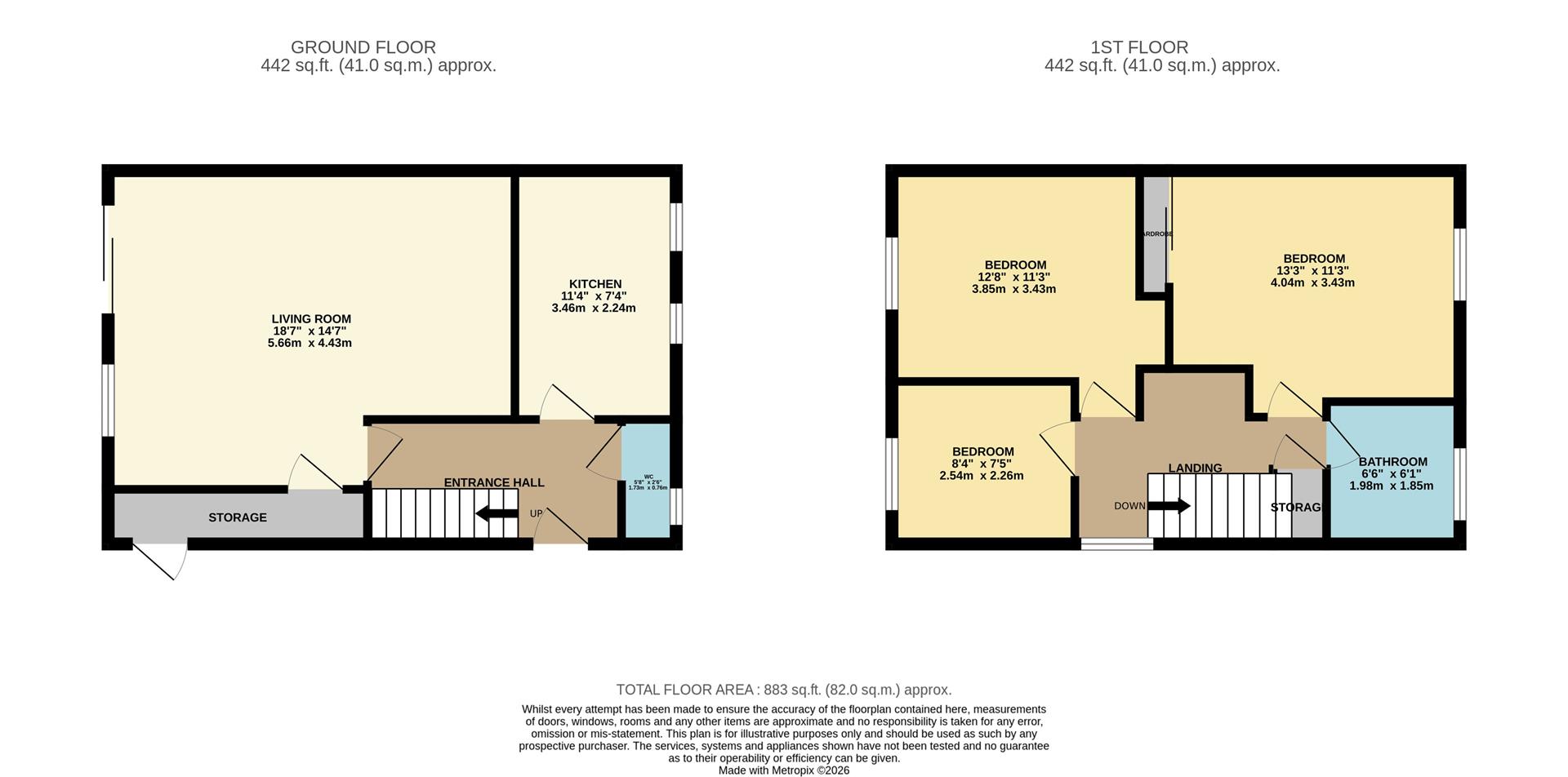 86, Manor Road, Stansted floorplan