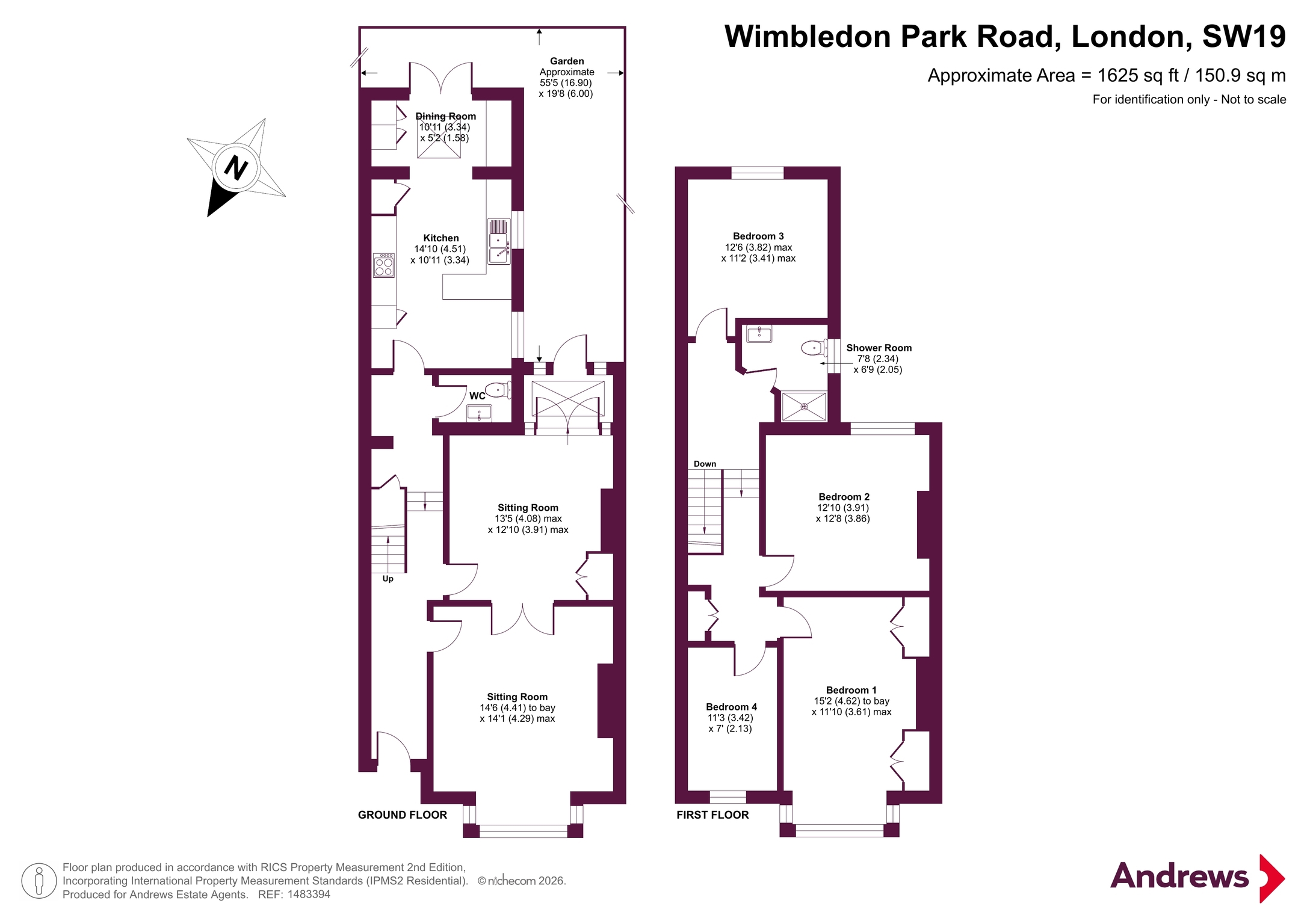 285, Wimbledon Park Road, London floorplan