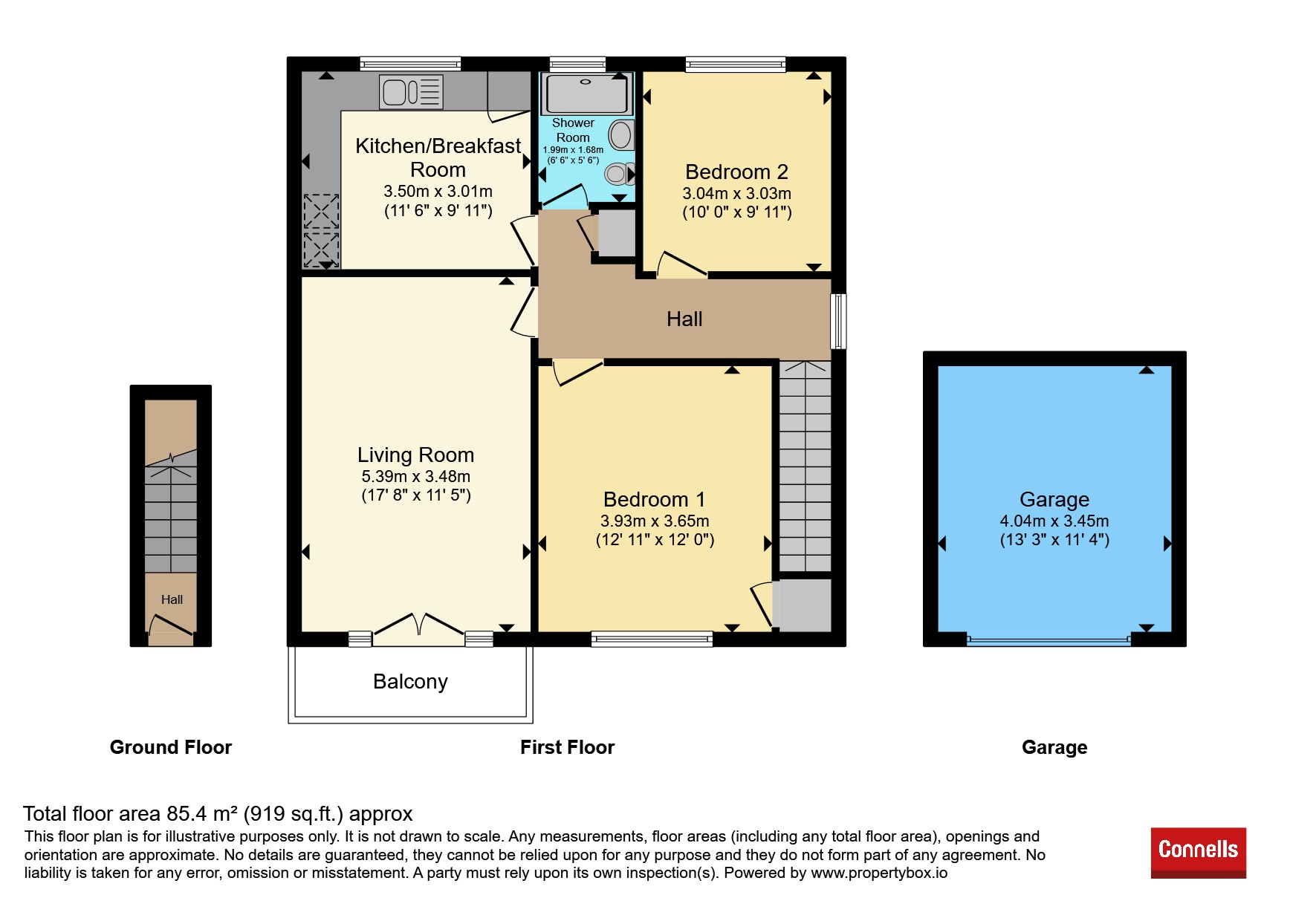 3, Braeside, Queens Road, Horley floorplan