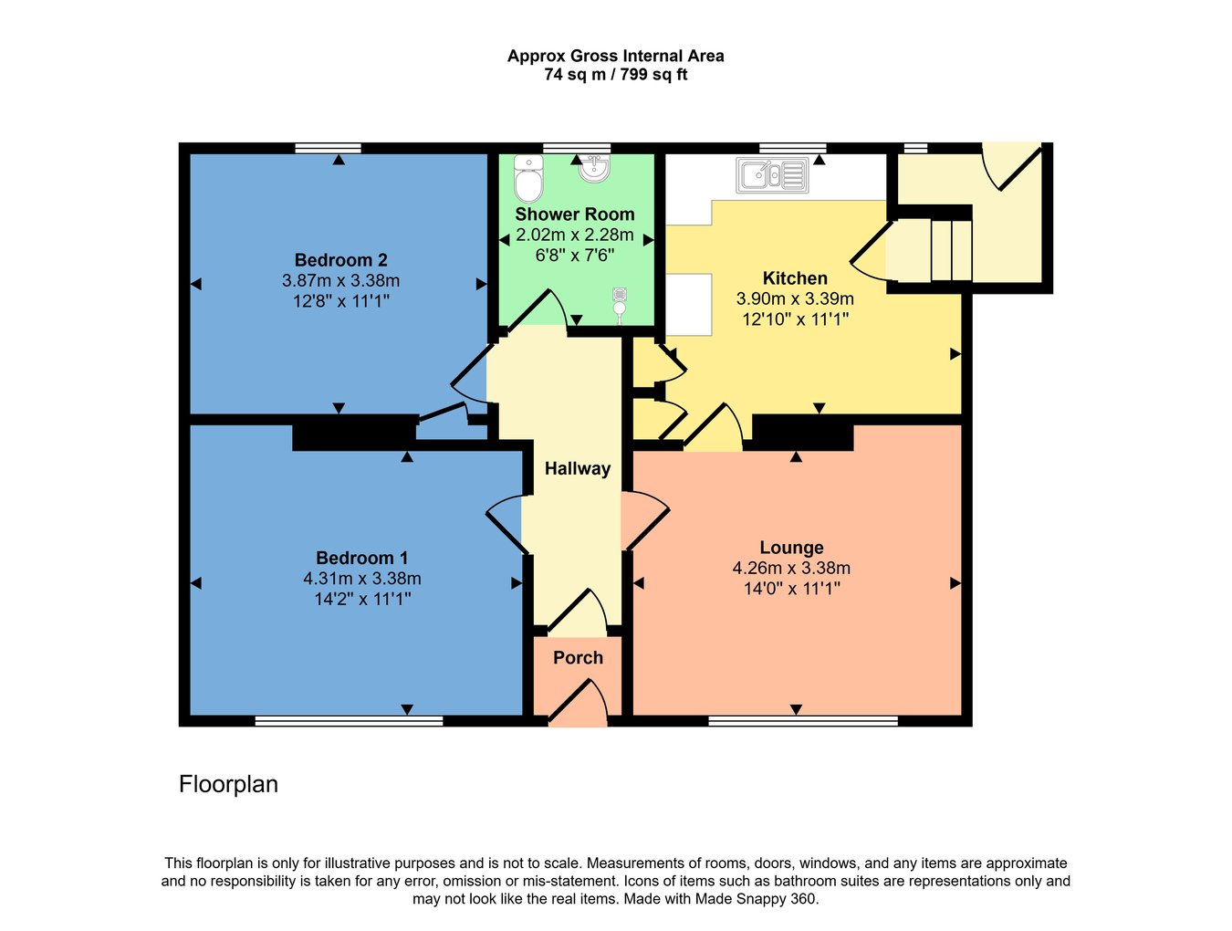 104, Wellesley Road, Buckhaven floorplan