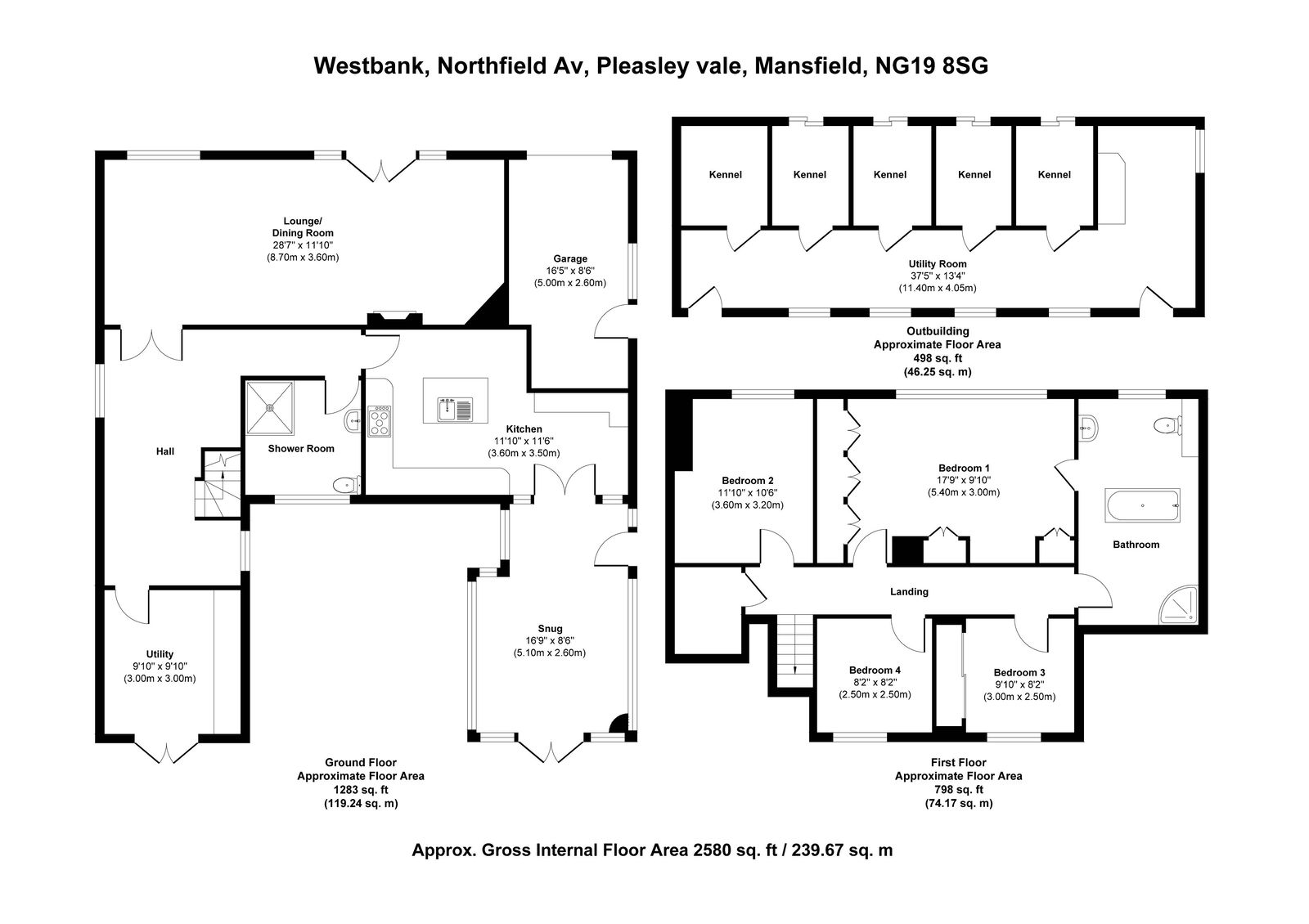 Westbank, Northfield Avenue, Mansfield floorplan