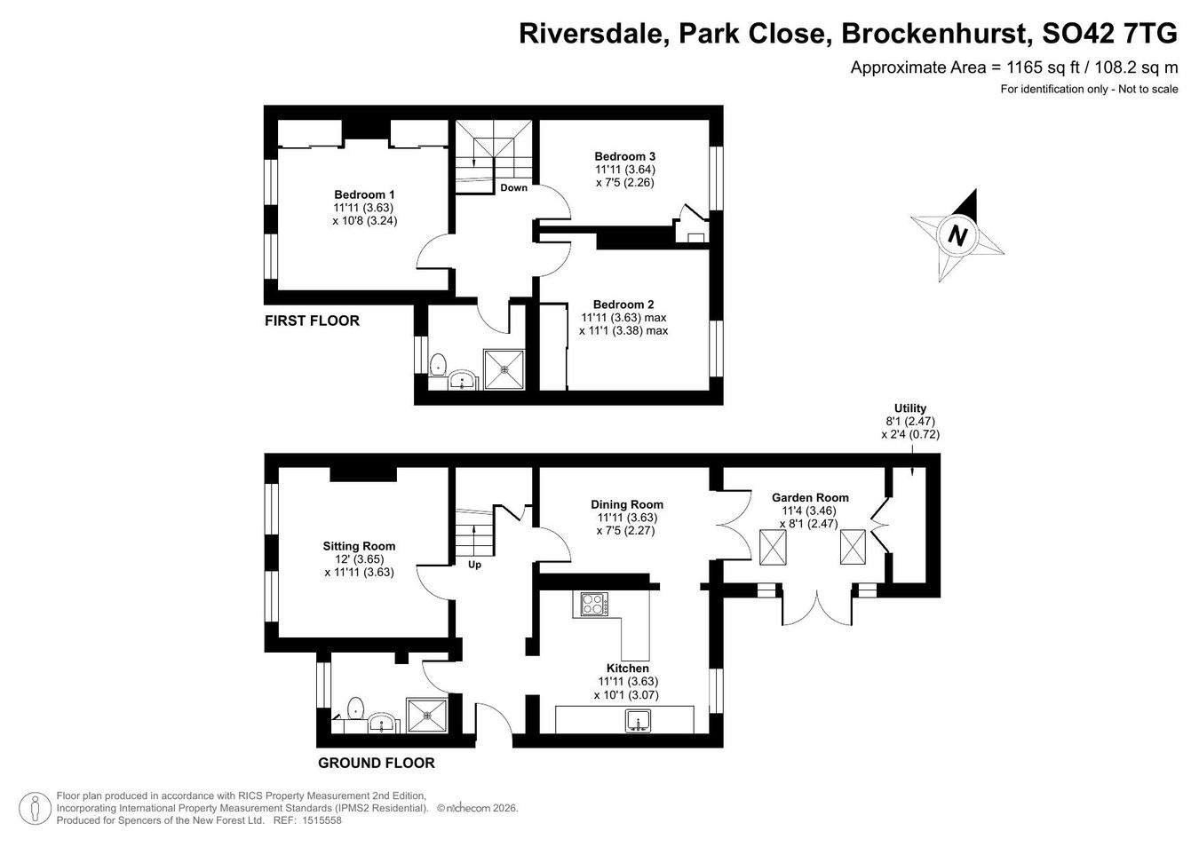 Riversdale, Park Close, Brockenhurst floorplan