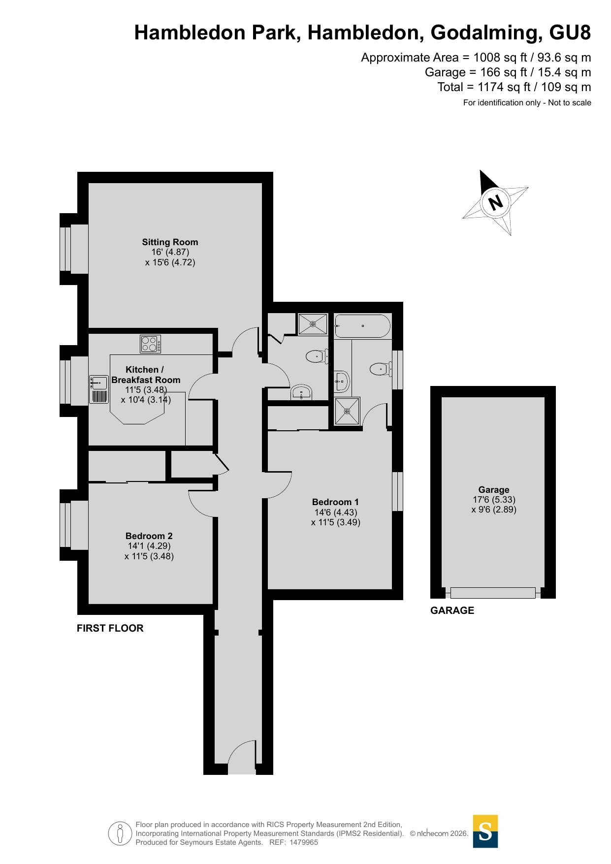 11 The Evergreens,, Hambledon Park, Godalming floorplan
