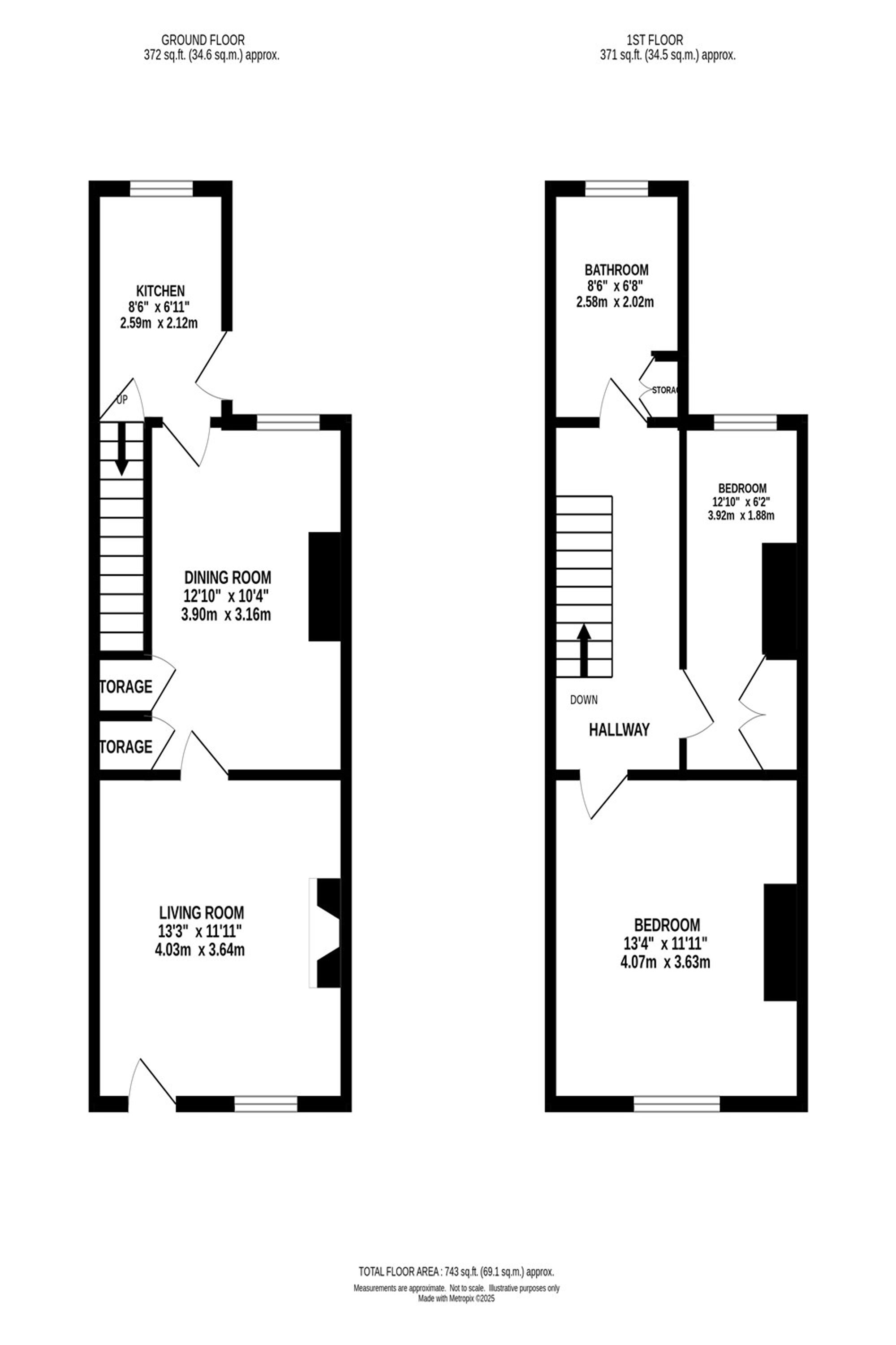 9 Church View Terrace, Macclesfield floorplan
