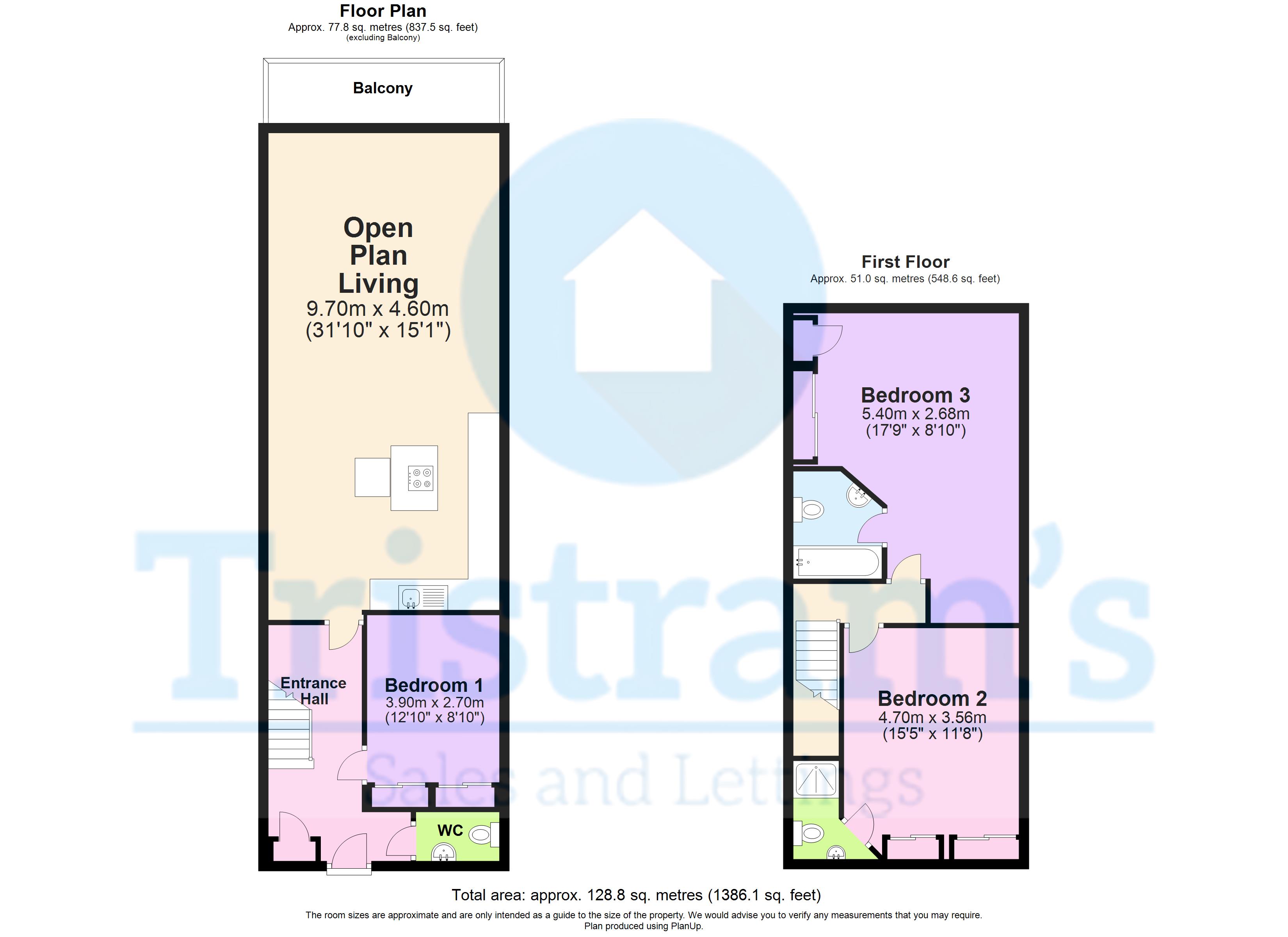 53, Crusader House, Nottingham floorplan