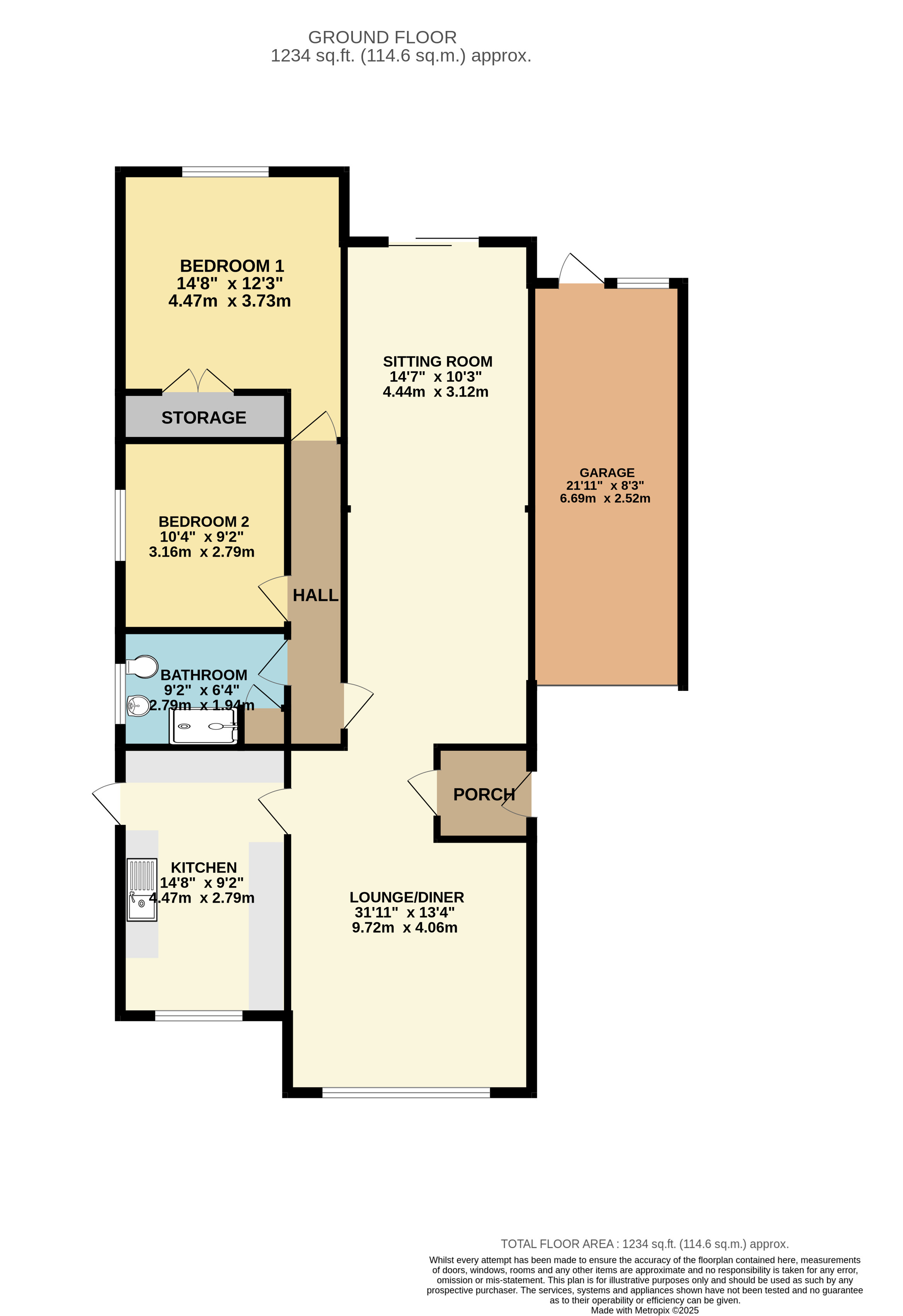 Forge Close, Bursledon, Southampton, SO31 floorplan