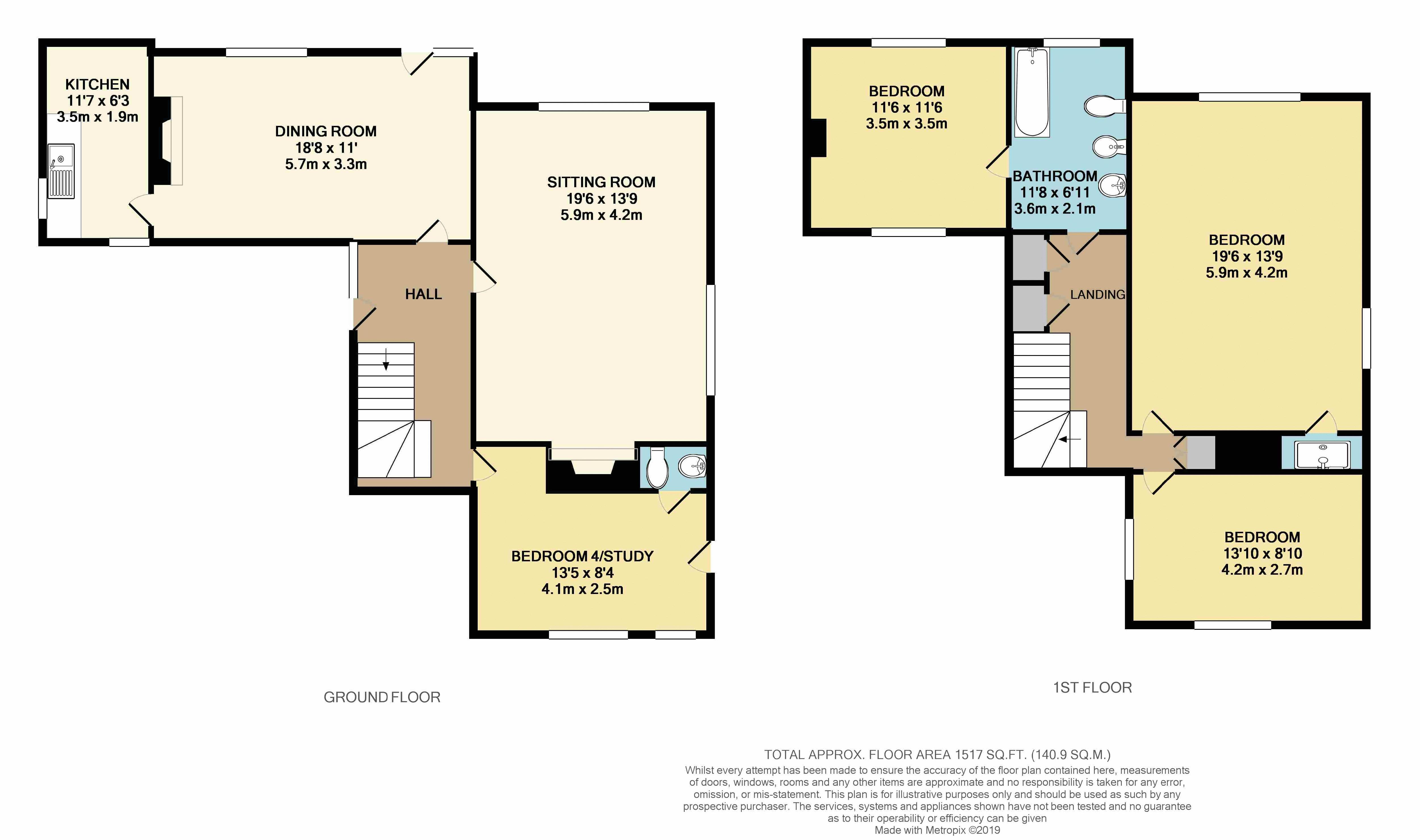 4 Bedrooms Detached house for sale in Lingfield Road, Edenbridge TN8