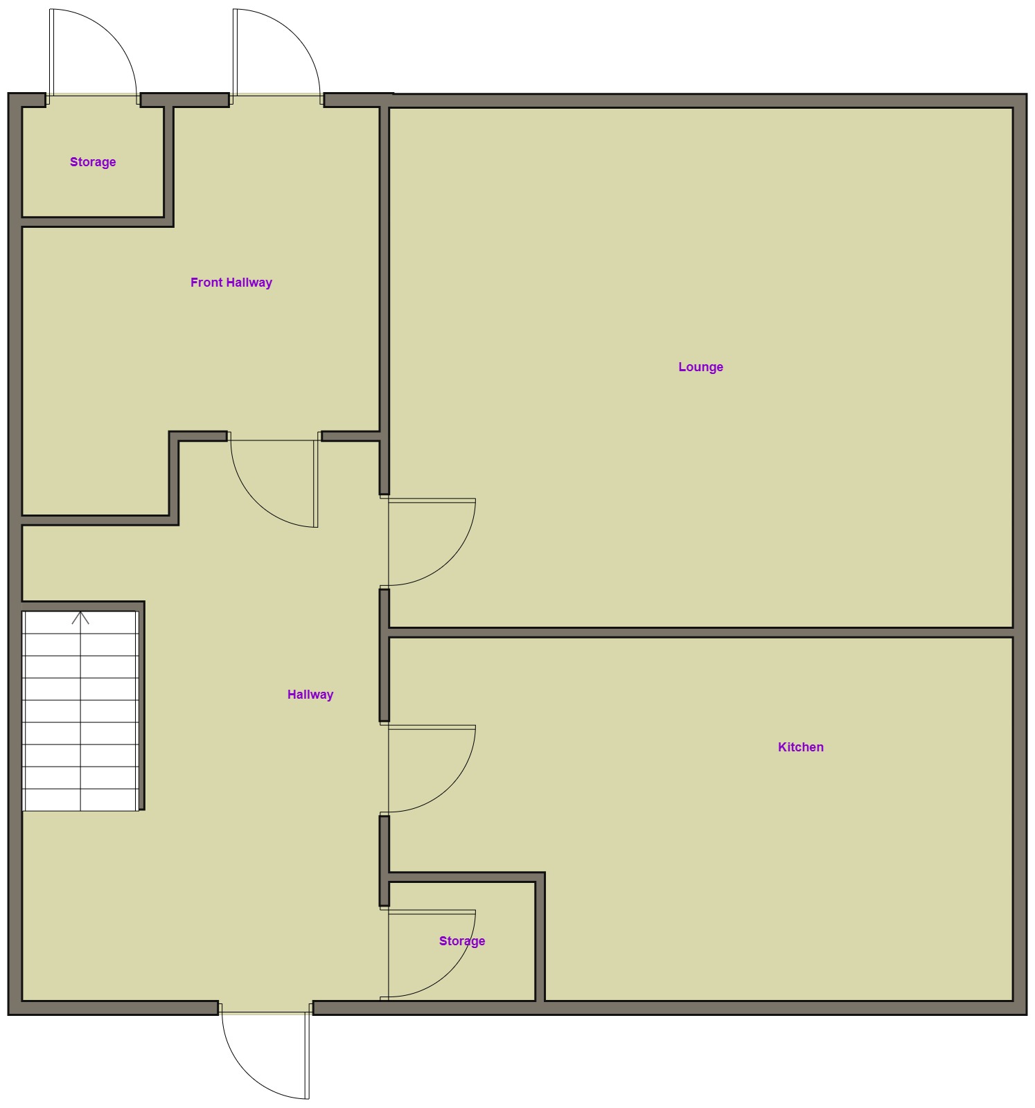 69, Rose Street, Cumbernauld floorplan
