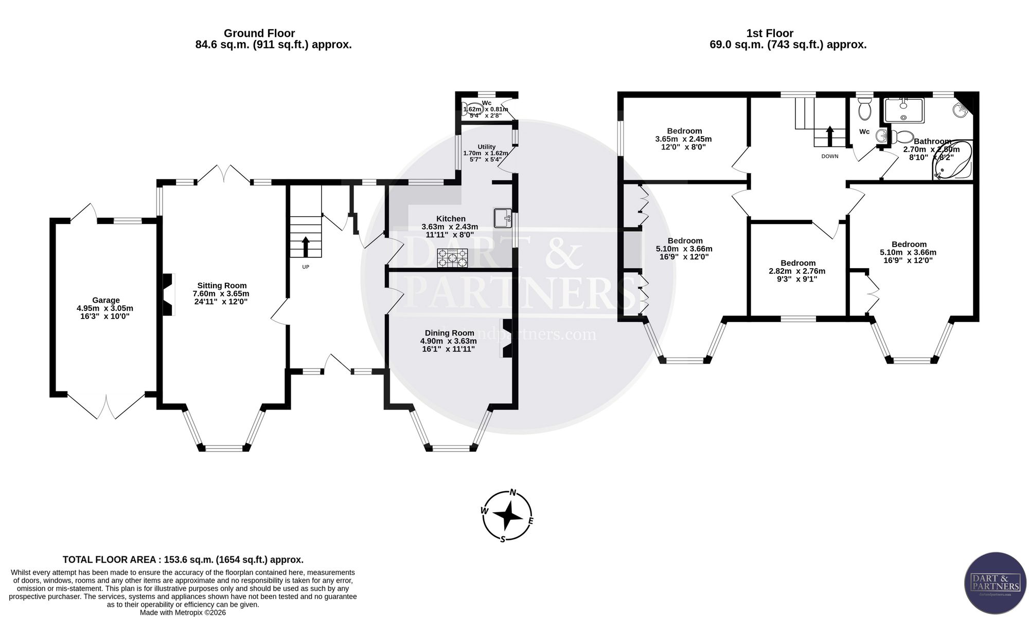 2 Barnsley Close, Teignmouth floorplan
