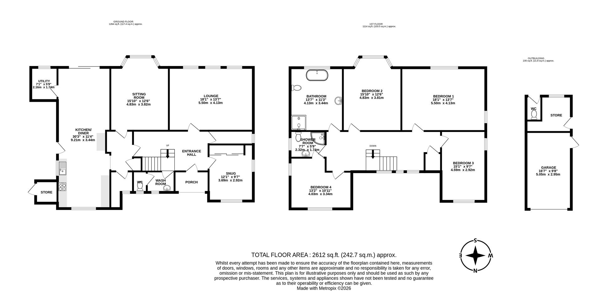 4, Vicarage Gardens, Scunthorpe floorplan