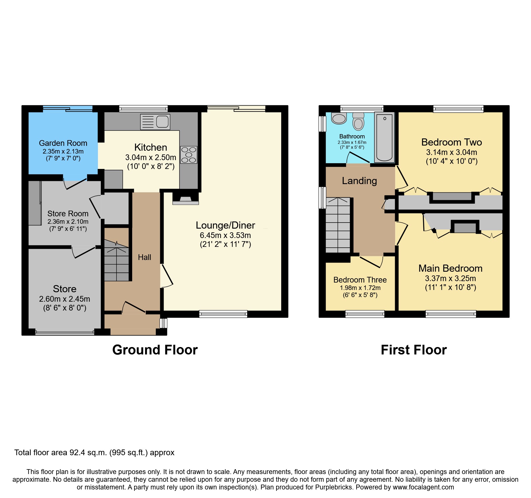14, Grange Road, Stone floorplan