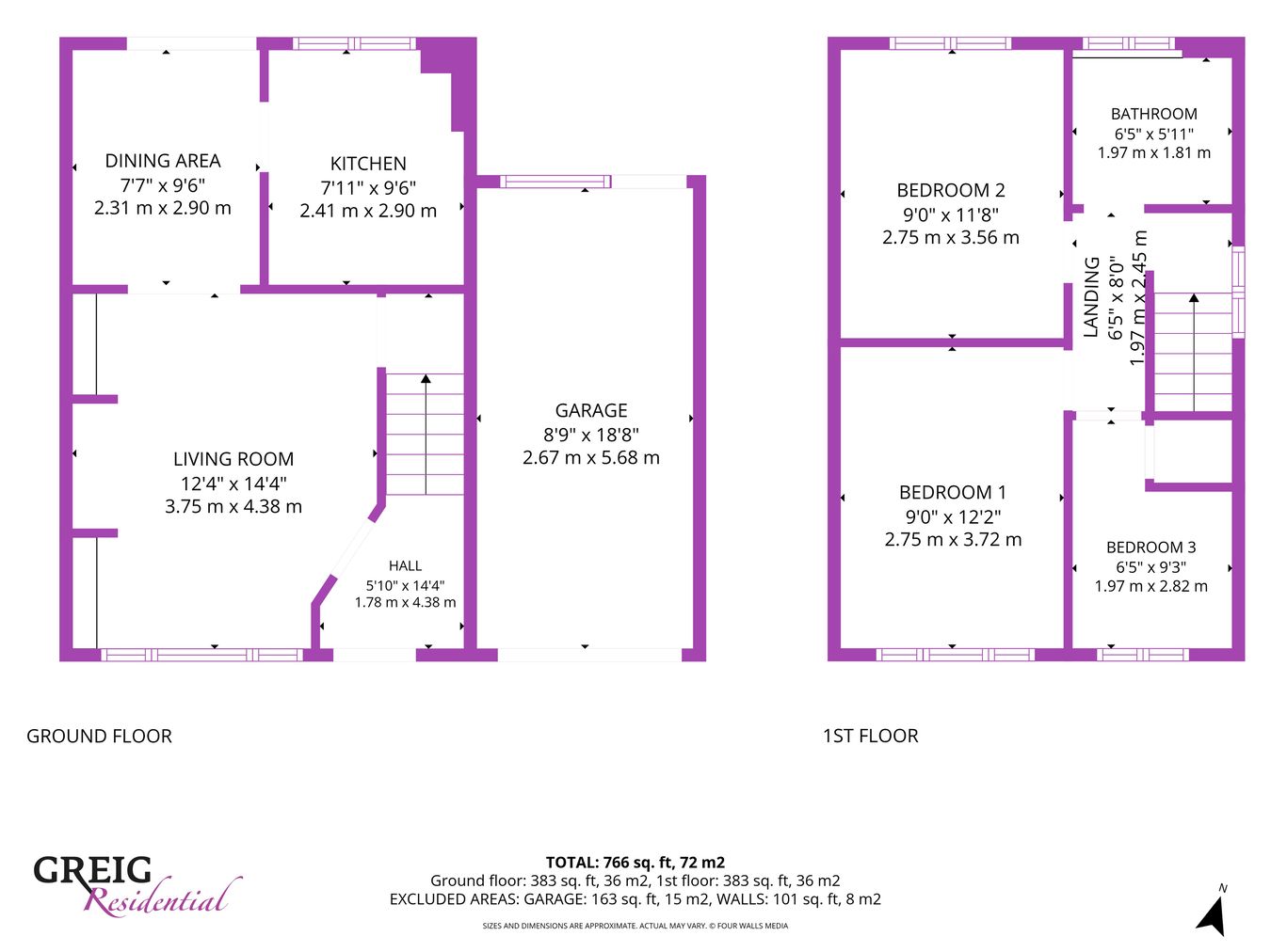 9, Belleisle Place, Kilmarnock floorplan