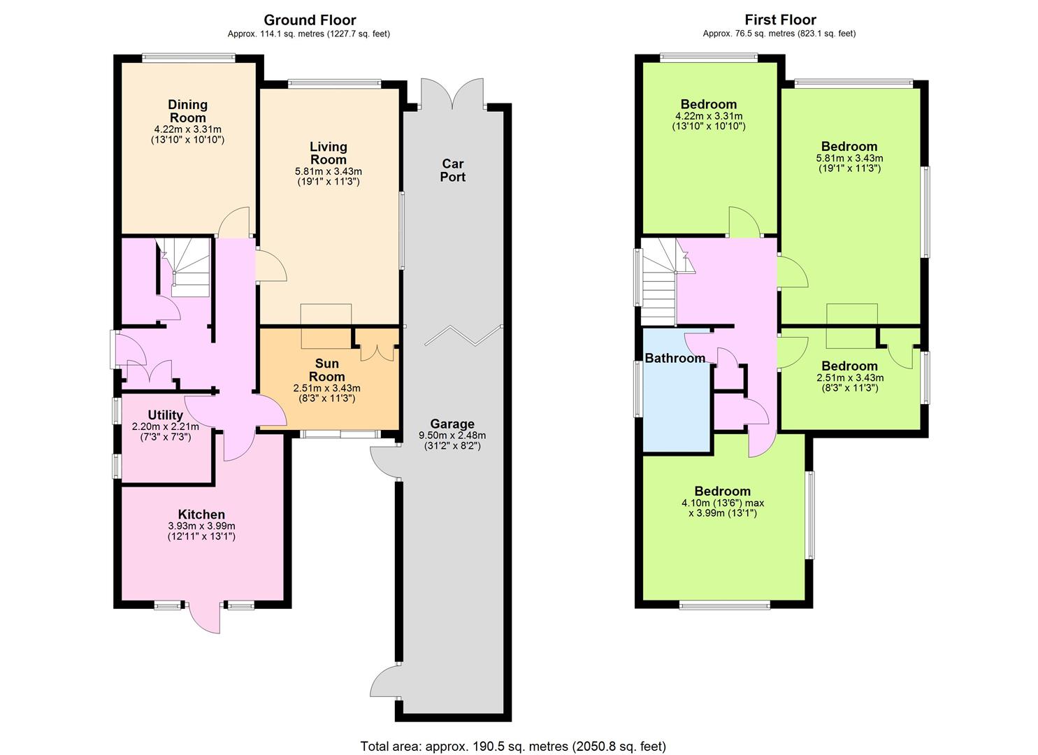 25, Southview Drive, Worthing floorplan