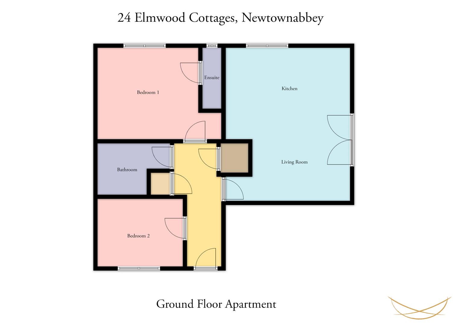 24, Elmwood Cottages, Newtownabbey floorplan