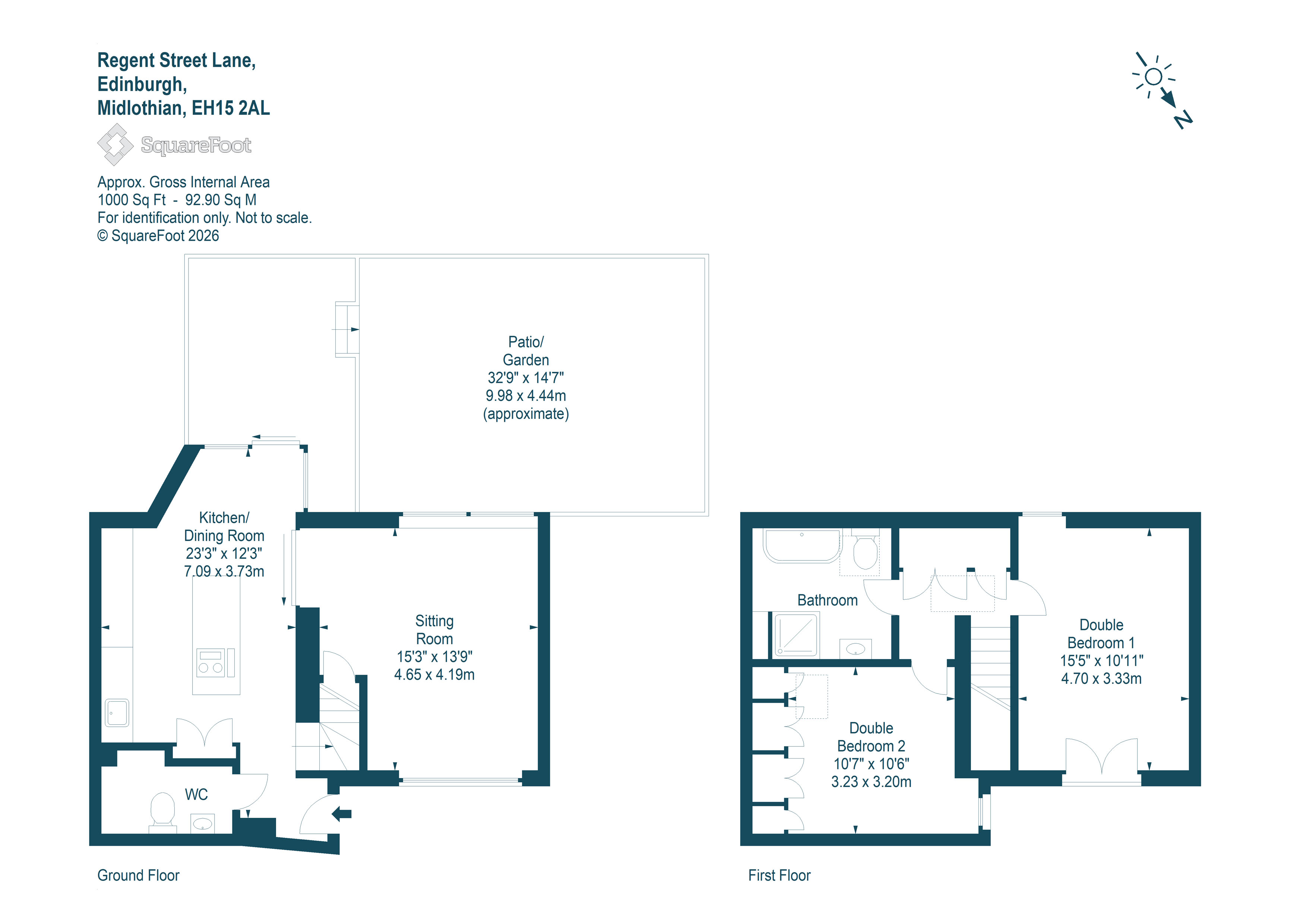 6, Regent Street Lane, Edinburgh floorplan