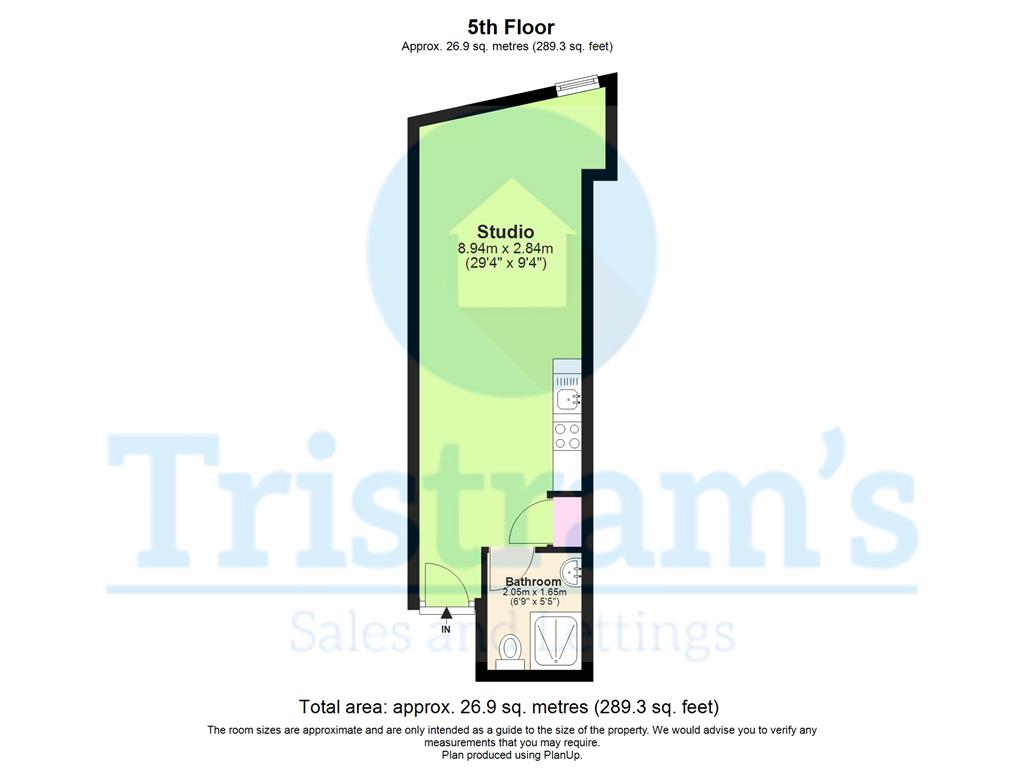 521, Minerva House, Nottingham floorplan