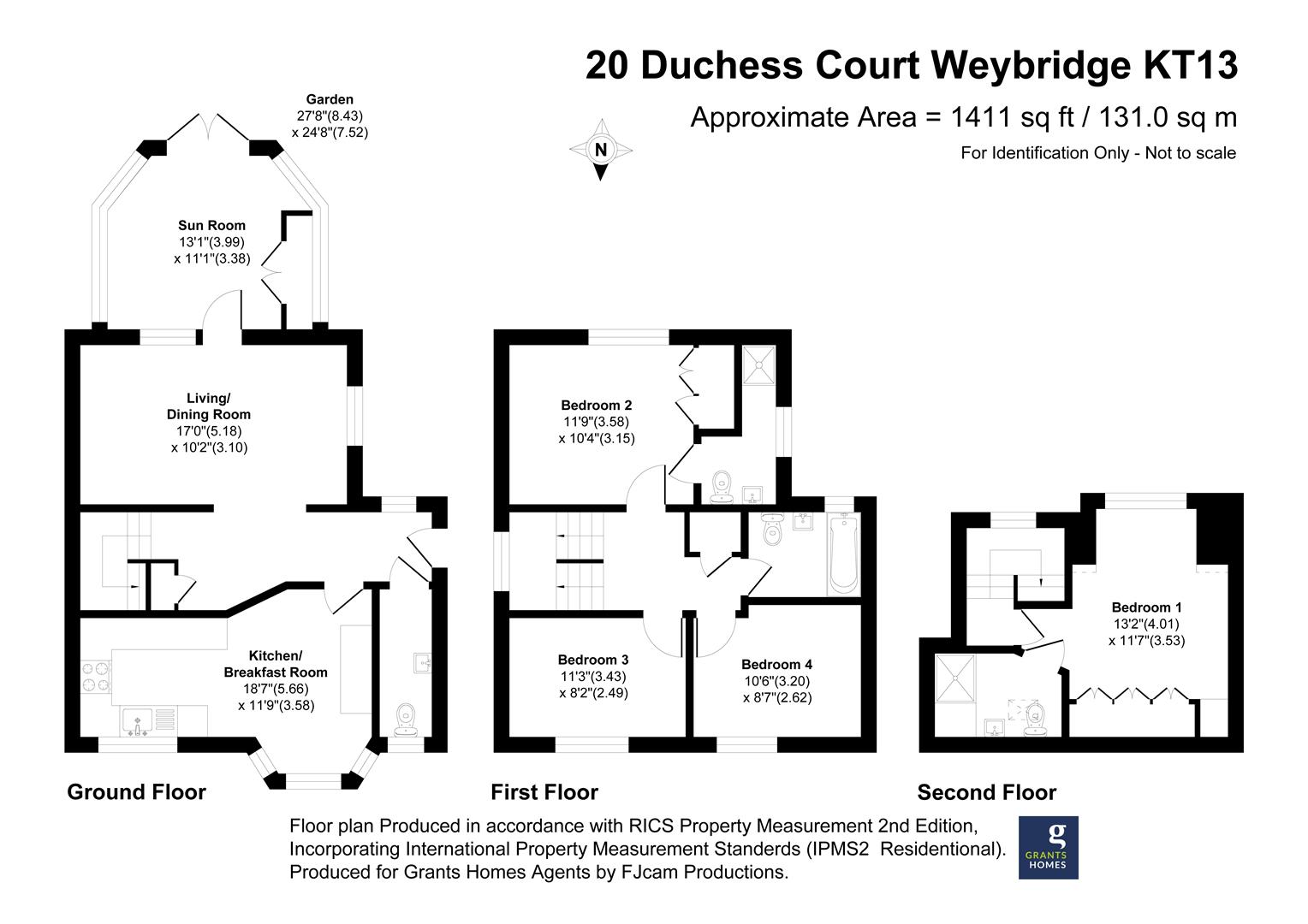 20, Duchess Court, Weybridge floorplan