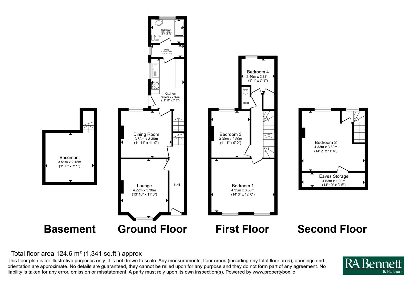 1, Villiers Street, Warwickshire floorplan