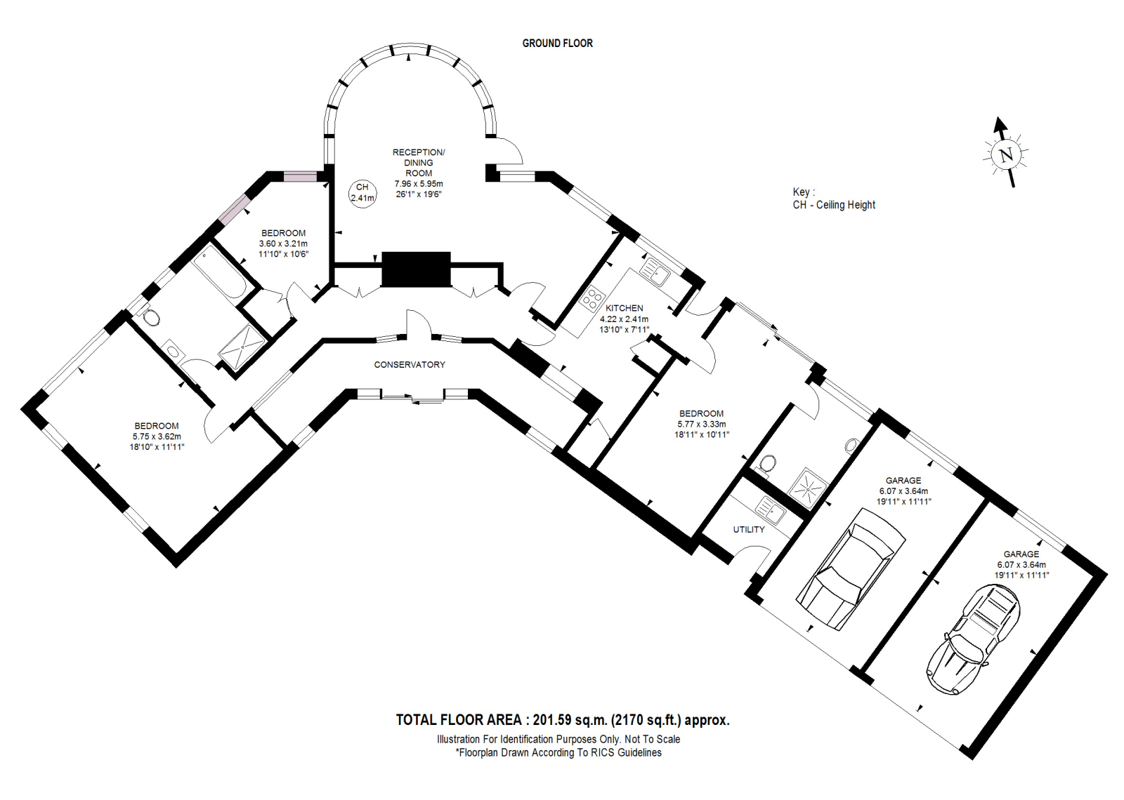 Rigi, Dunders Hill, Polzeath floorplan
