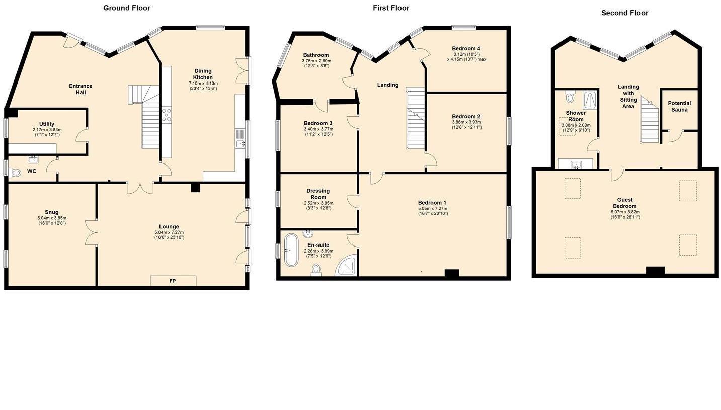 Black Moor Road, Oxenhope, Keighley BD22, 5 bedroom barn conversion for