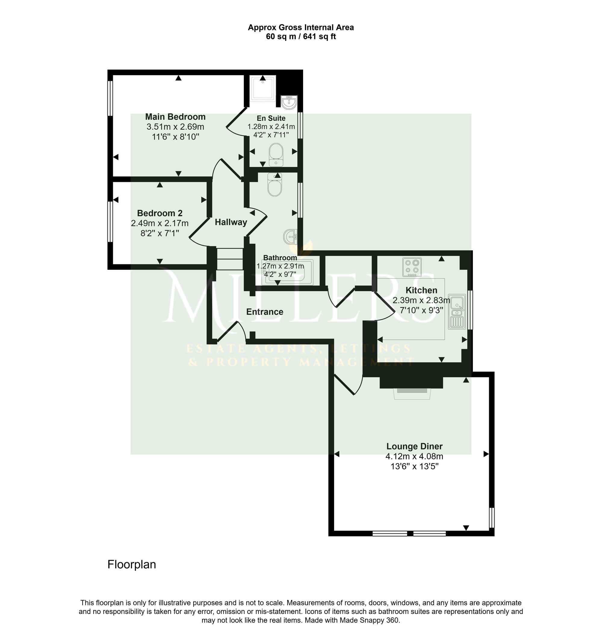 Flat 4, Tweed House, North Walsham floorplan