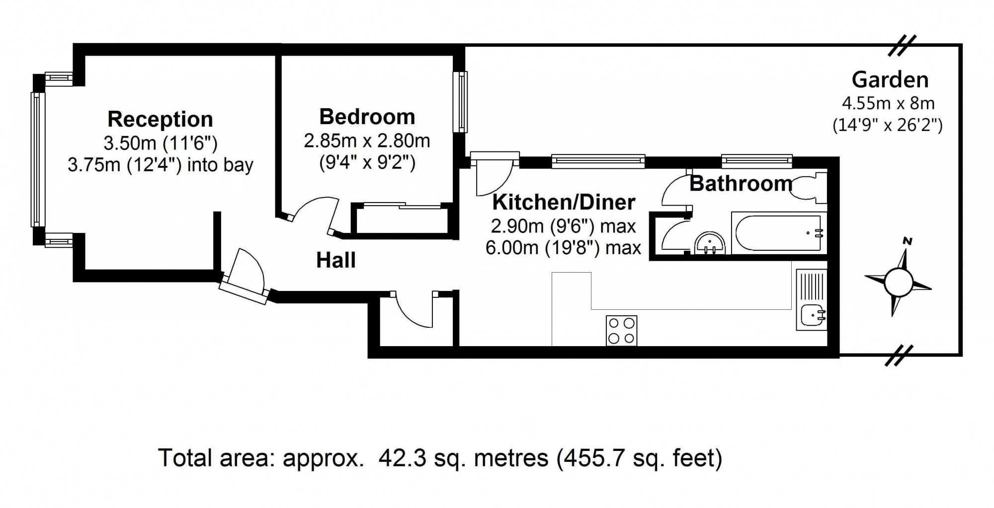 1 Bedrooms Flat to rent in Waghorn Street, London SE15