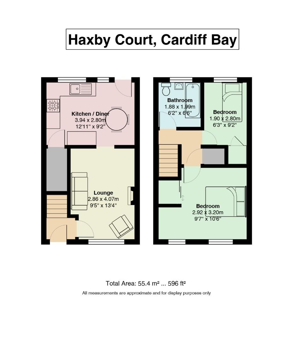 37, Haxby Court, Cardiff floorplan