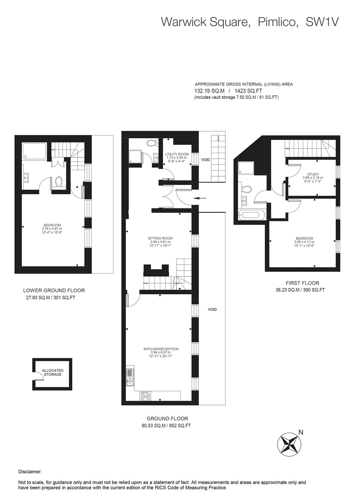 2 Bedrooms  for sale in Warwick Square, London SW1V