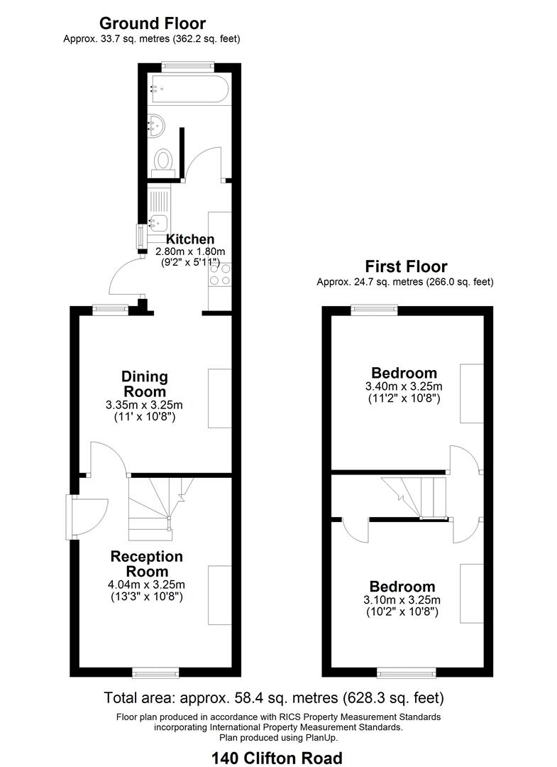 Clifton Road, London floorplan