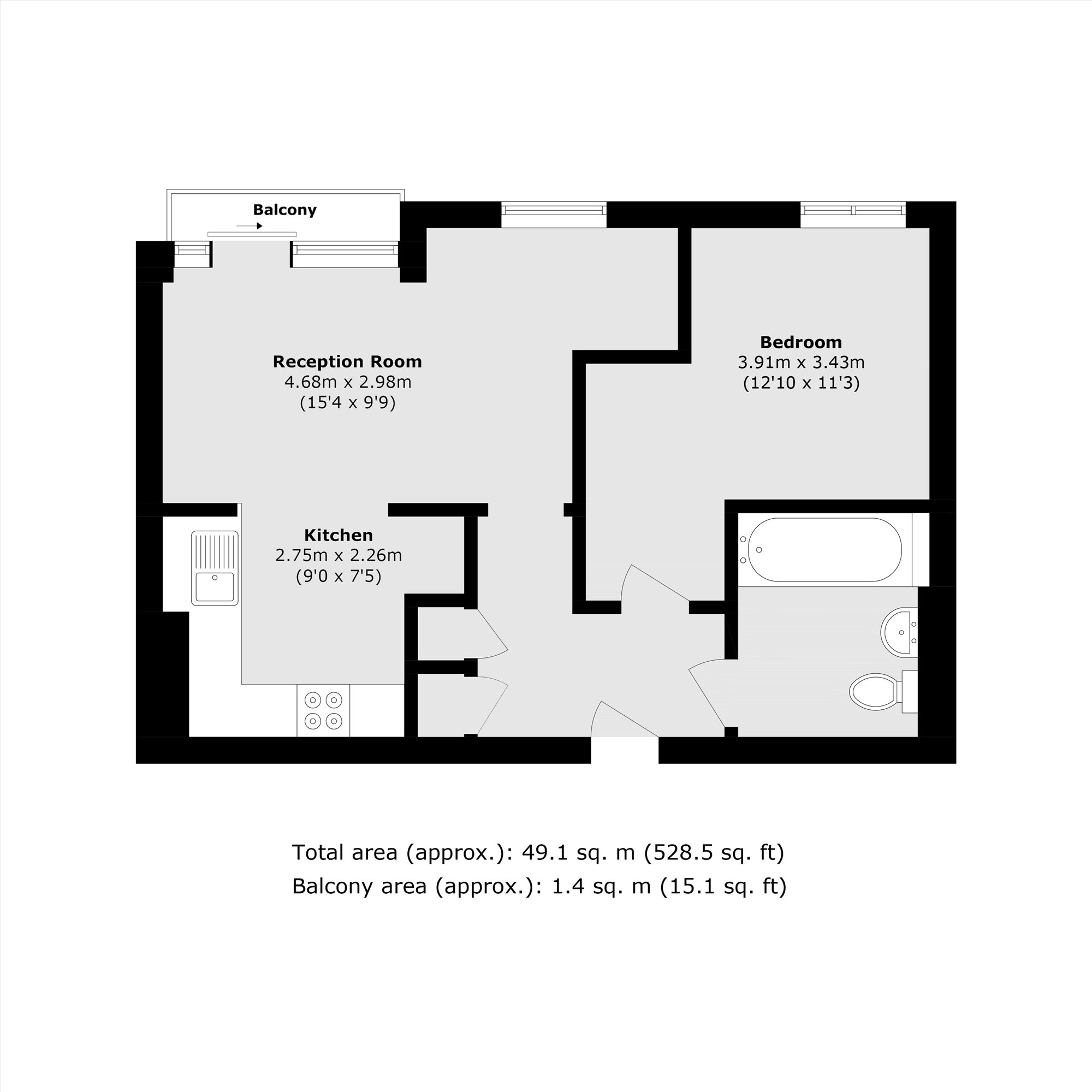 184 Ashburton Triangle, Drayton Park, London floorplan