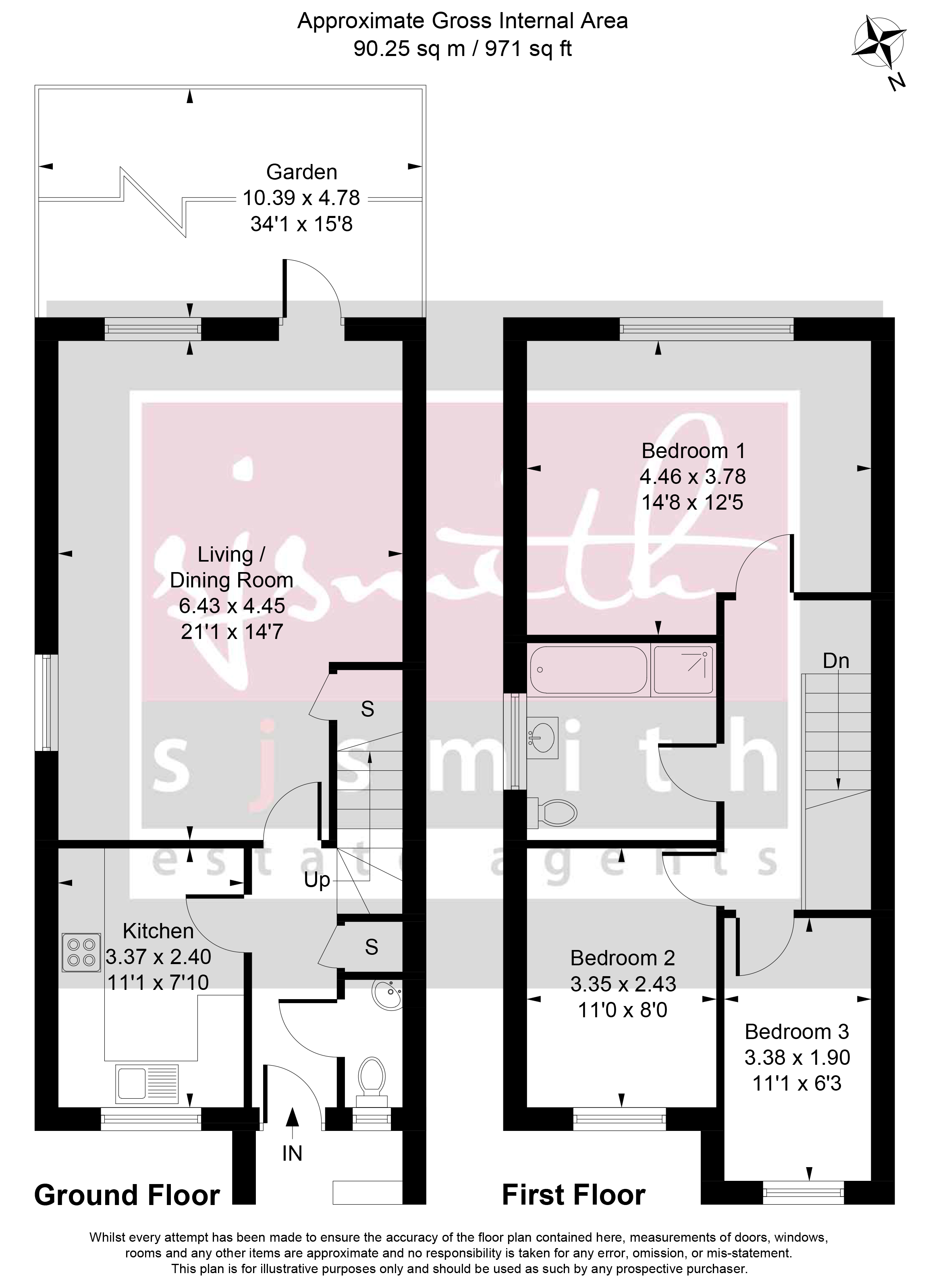 48, Wolsey Road, Ashford floorplan