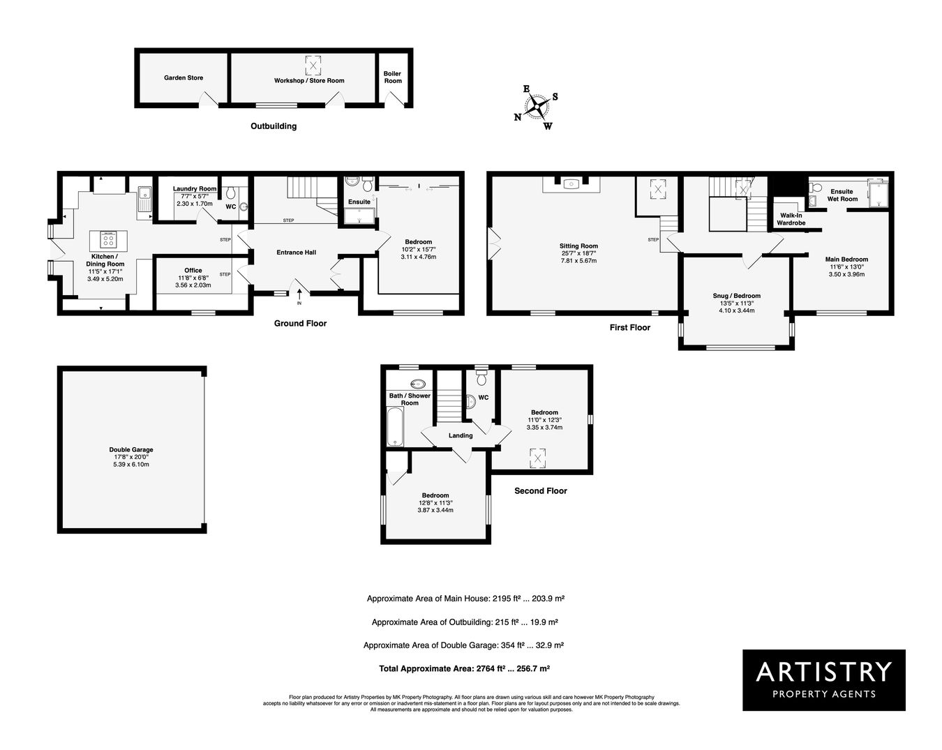 The Barn, Home Close, Sharnbrook, Bedfordfordshire floorplan