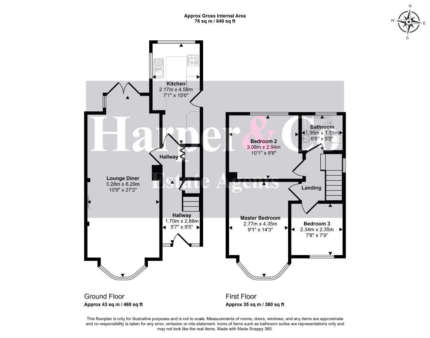 40, Keithlands Avenue, Stockton-On-Tees floorplan