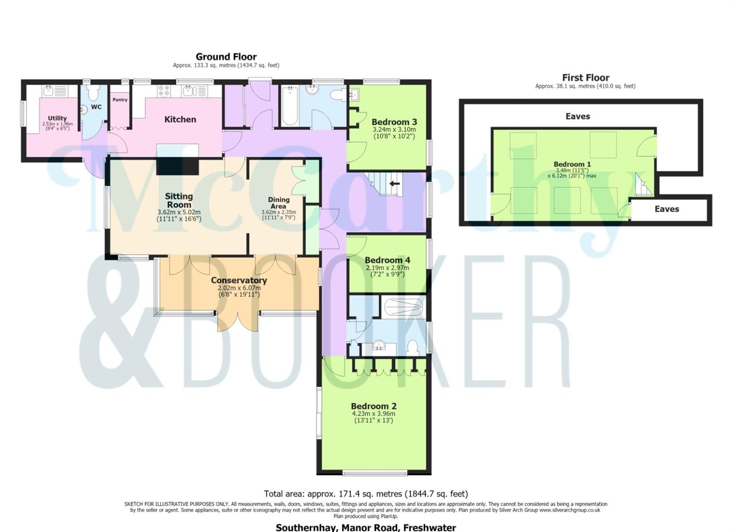 Manor Road, Freshwater floorplan