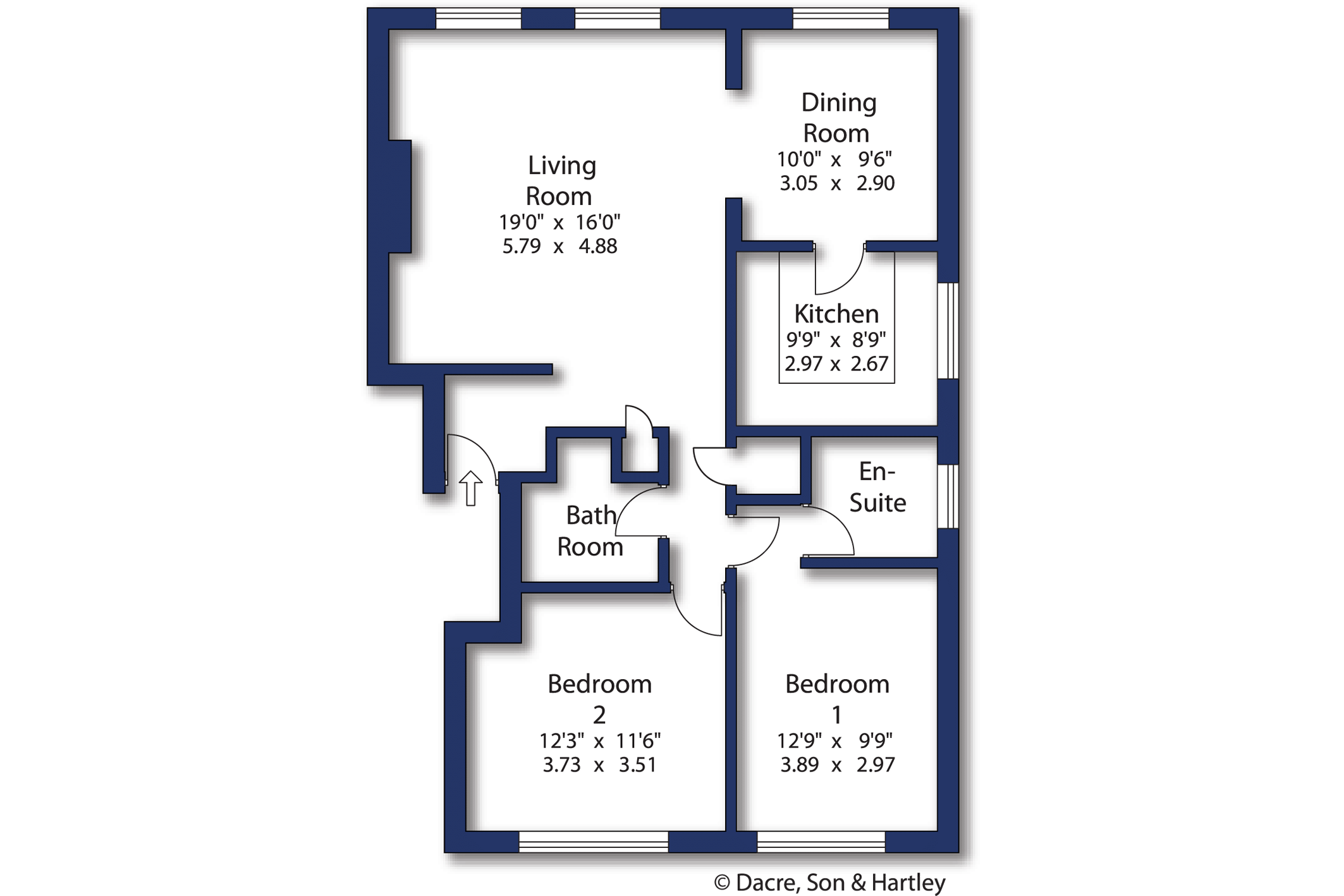 21, West Court, Leeds floorplan