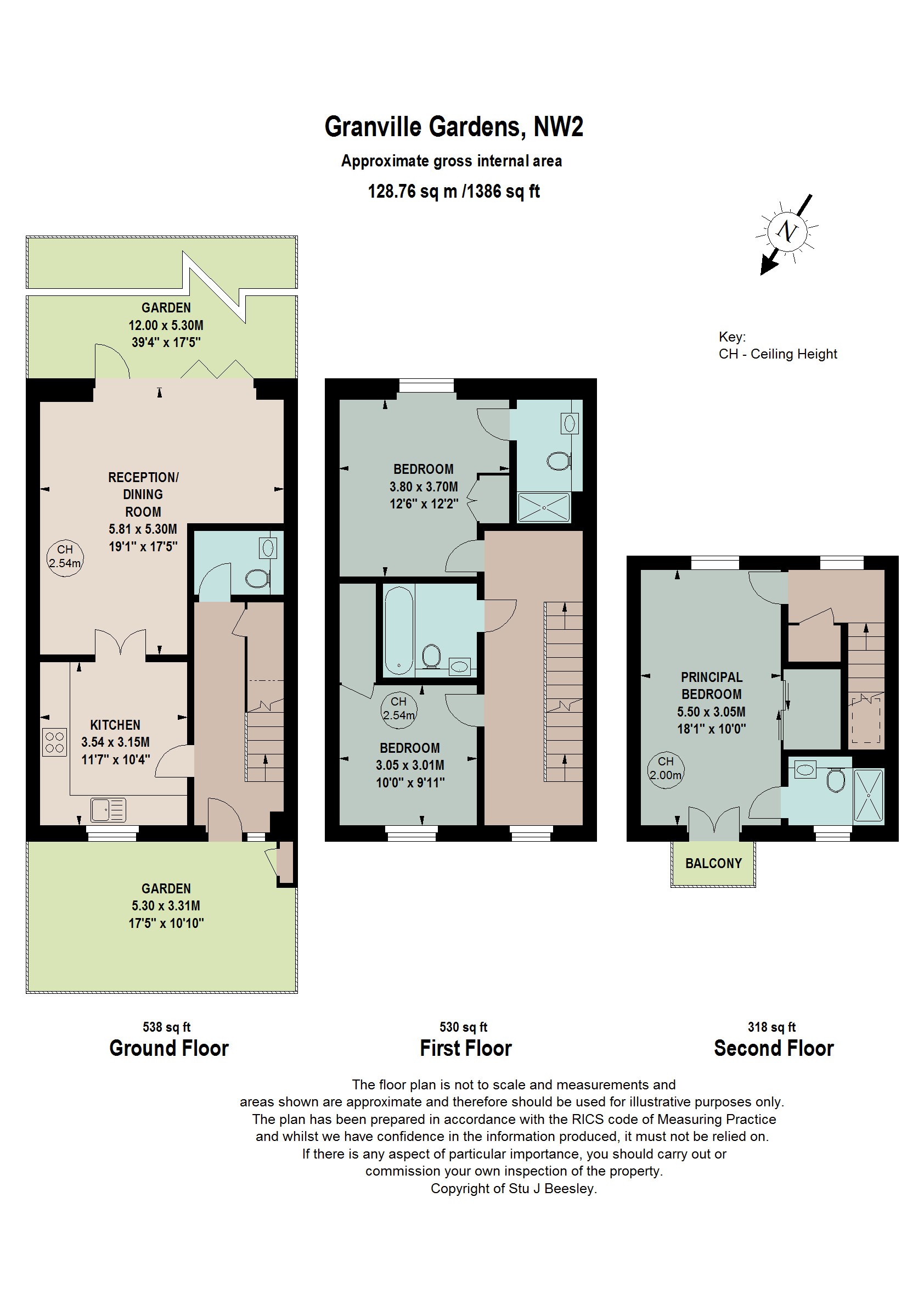 Plot 27 Granville Gardens,, Granville Road, London floorplan