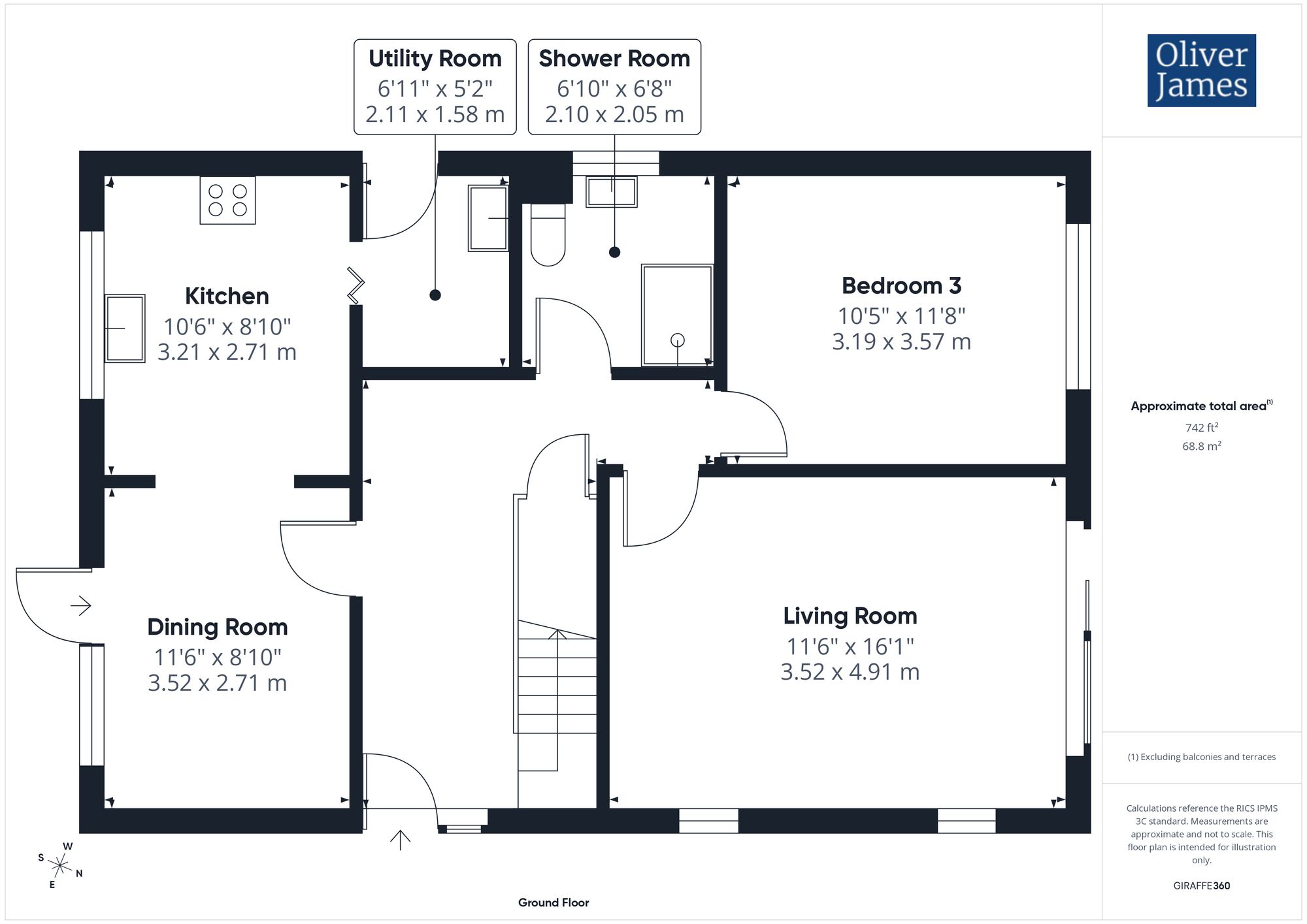 62a Hartford Road, Huntingdon floorplan